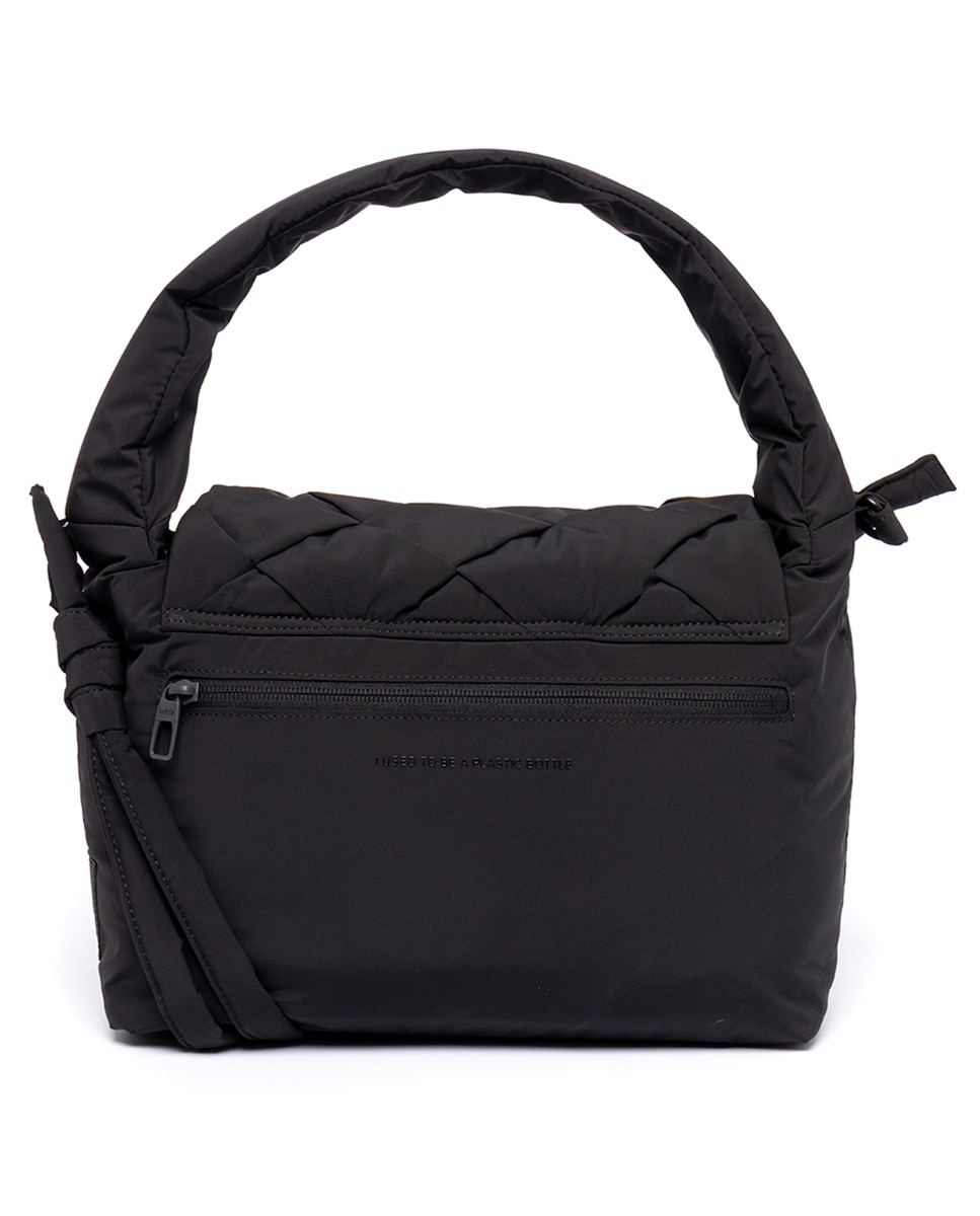 Bolso de hombro unisex acolchado con asa ajustable - Lefrik - Negro Negro-6