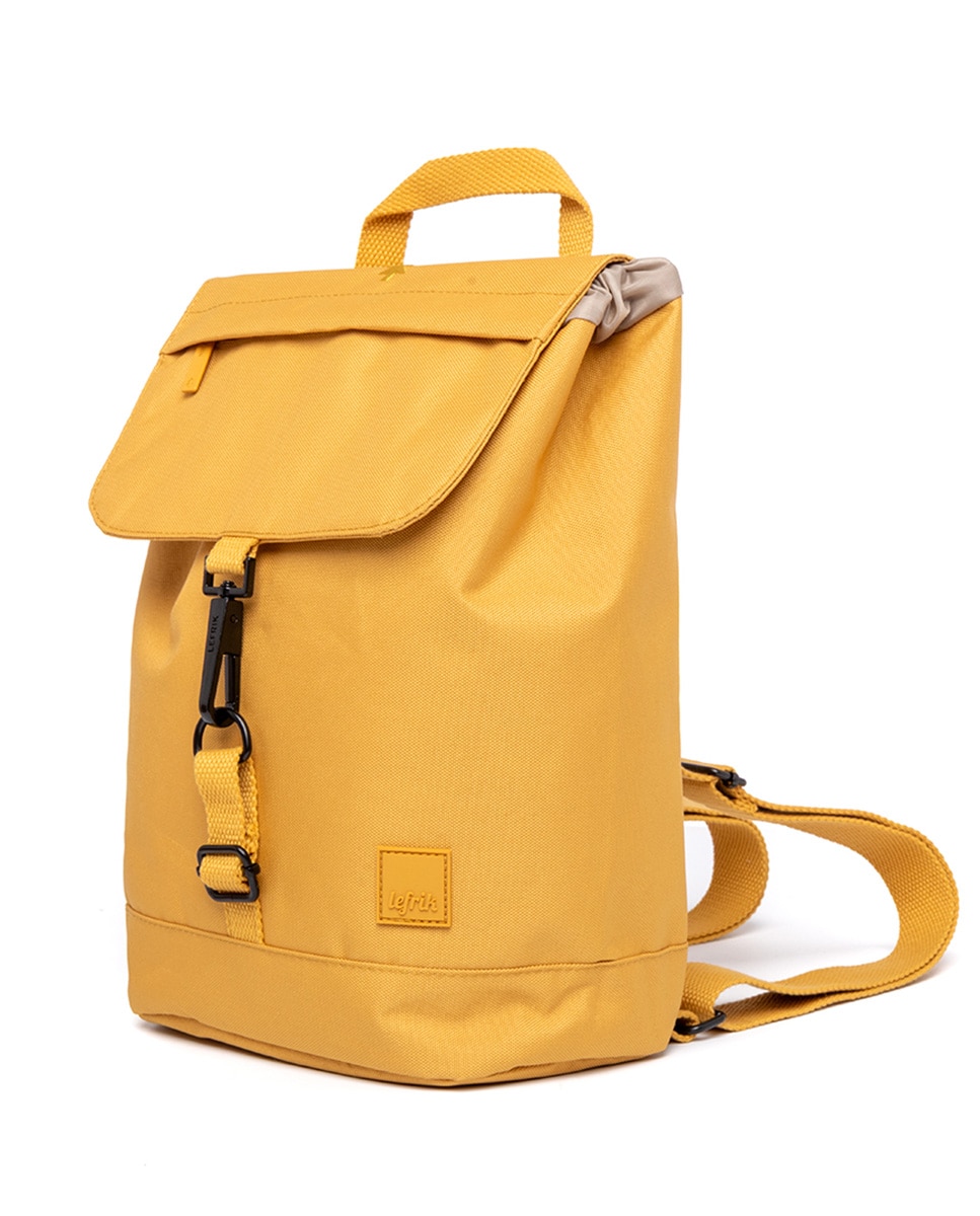 Mochila pequeña de mujer compacta y ligera - Lefrik - Mostaza Mostaza-2