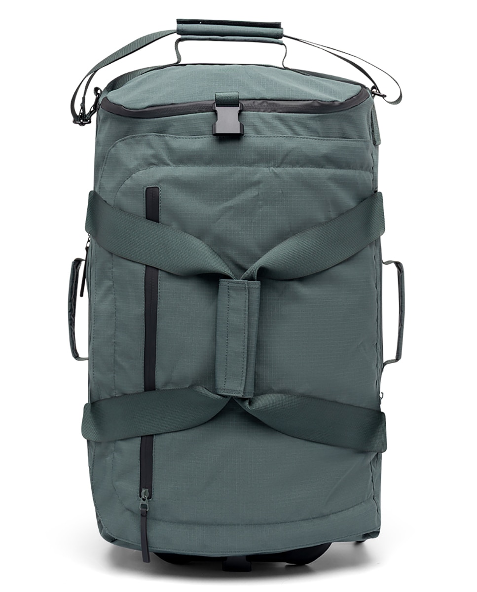 Mochila-maleta plegable a tamaño cabina de gran capacidad. - Lefrik - Verde azulado Verde azulado-1