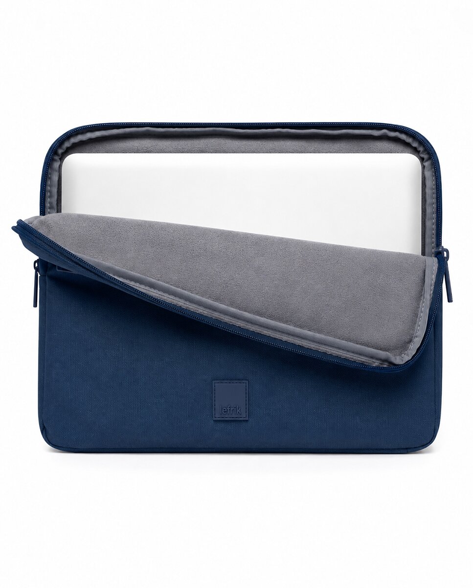 Funda de ordenador para 13,6 pulgadas ligera y resistente - Lefrik - Azul marino Azul marino-3
