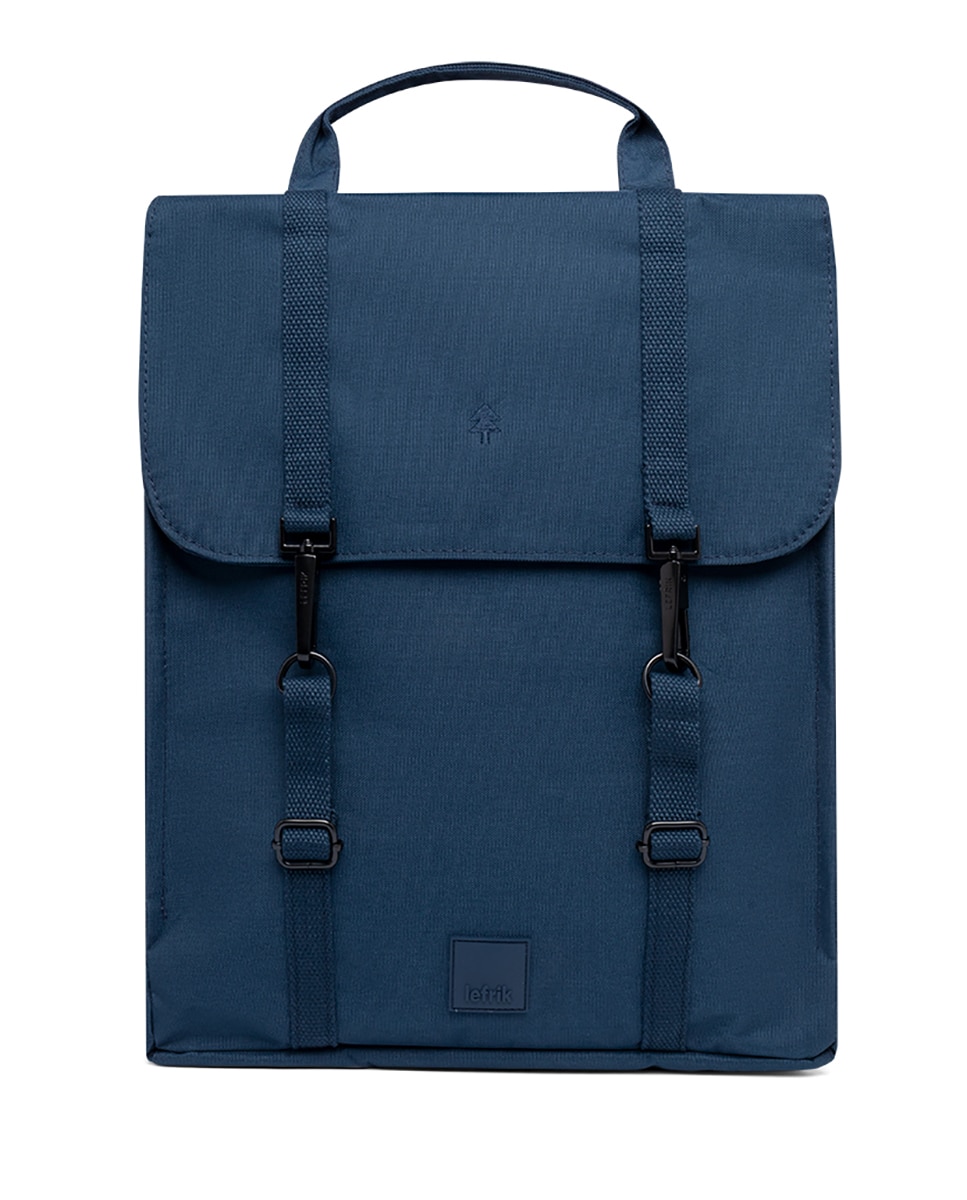 Mochila cierre doble minimalista unisex - Lefrik - Azul marino Azul marino-1