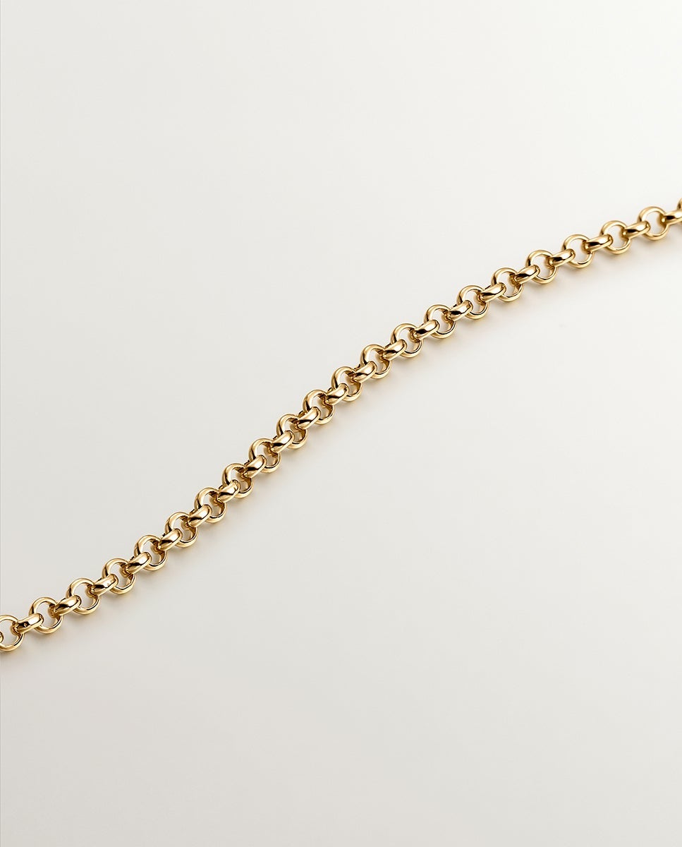Cadena con colgante de plata 925 bañada en oro amarillo de 18k con infinito - Aristocrazy - Dorado Dorado-5