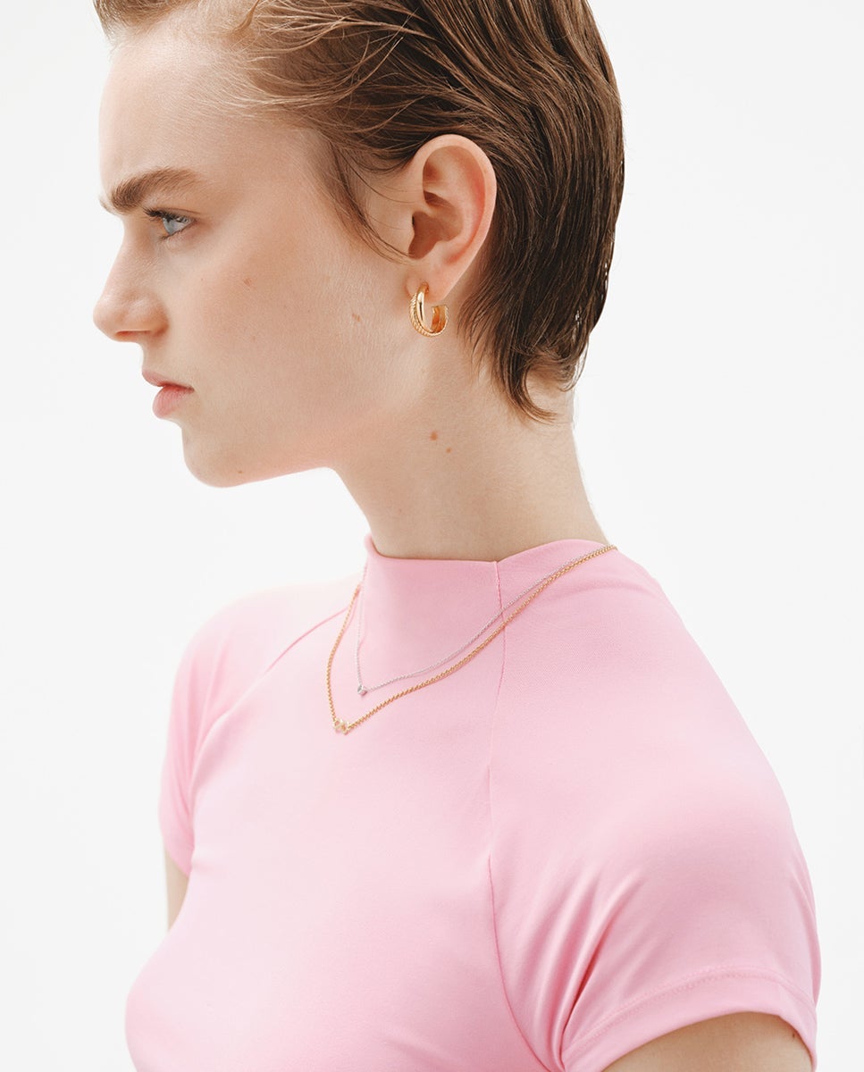 Cadena con colgante de plata 925 bañada en oro amarillo de 18k con infinito - Aristocrazy - Dorado Dorado-6