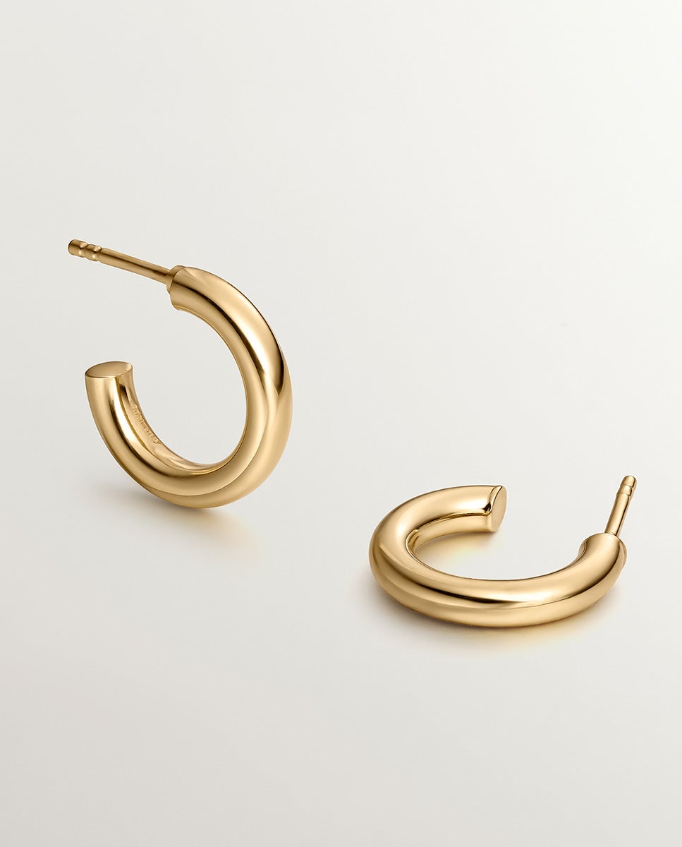Pulsera de cadena de plata 925 bañada en oro amarillo de 18k con forma de tubo - Aristocrazy - Dorado Dorado-1