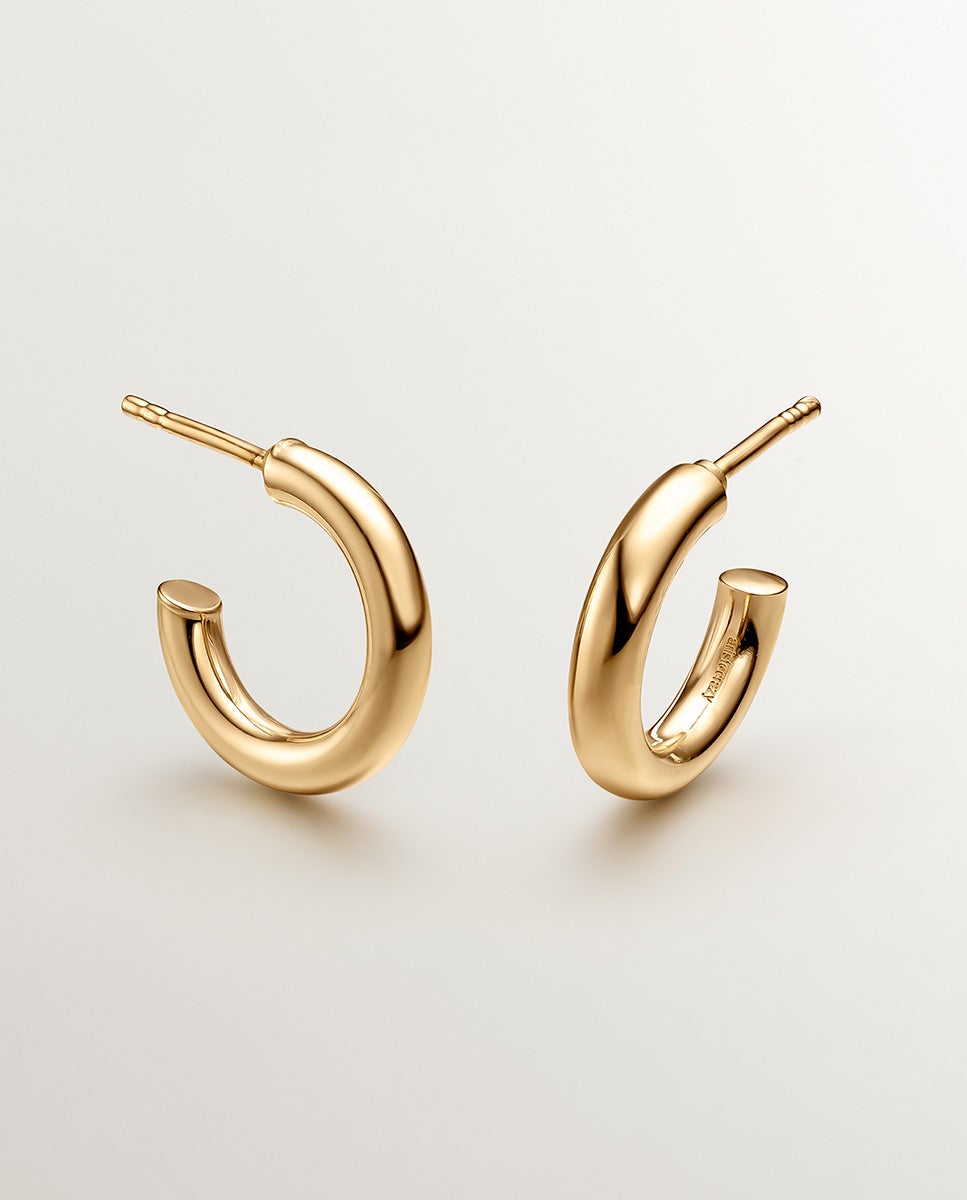 Pulsera de cadena de plata 925 bañada en oro amarillo de 18k con forma de tubo - Aristocrazy - Dorado Dorado-3