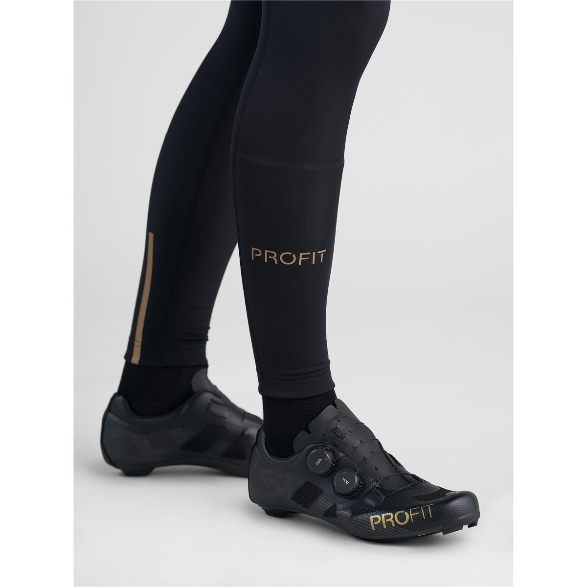 Culote largo de ciclismo hombre Profit Cold and Rain Spiuk - Negro Negro-2