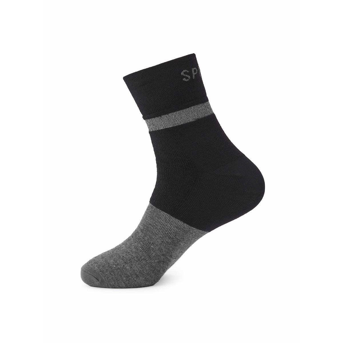 Calcetín de ciclismo unisex Top Ten Winter medio Spiuk - Negro Negro-1