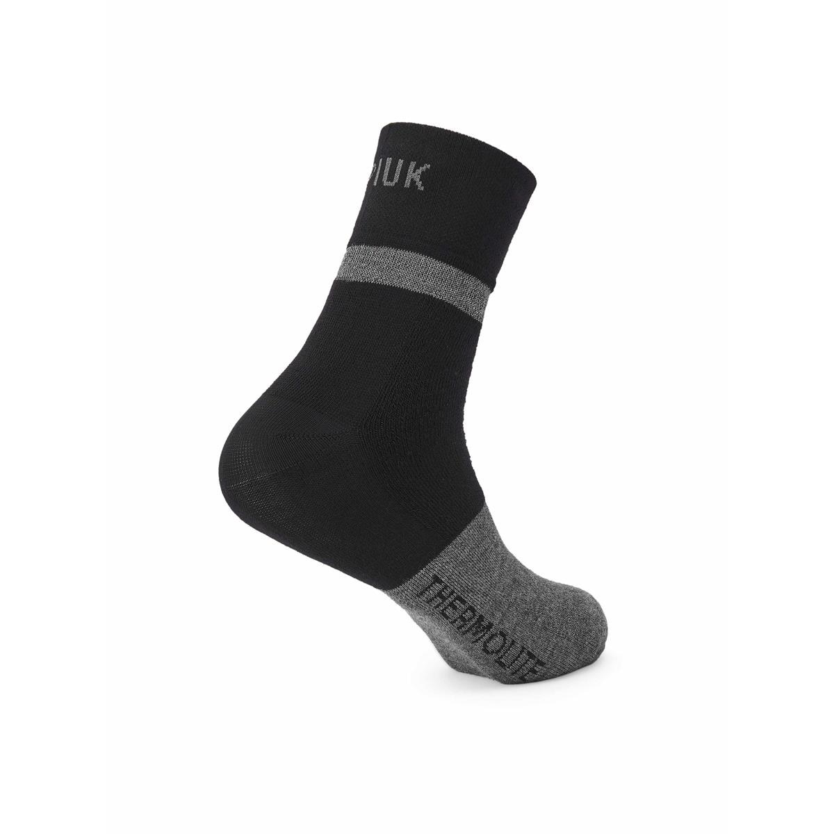 Calcetín de ciclismo unisex Top Ten Winter medio Spiuk - Negro Negro-2