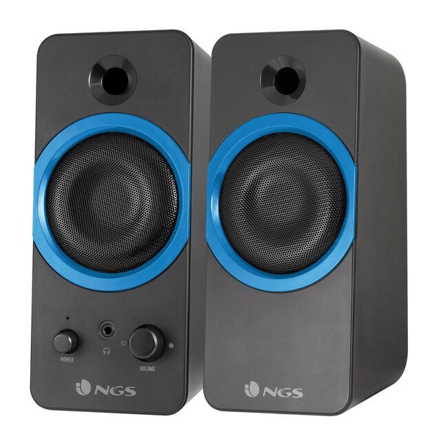 Imagen 0 de Altavoces Stereo Gaming NGS GSX-200 con Entrada Jack 3.5mm y Salida independiente Jack 3.5mm NGS