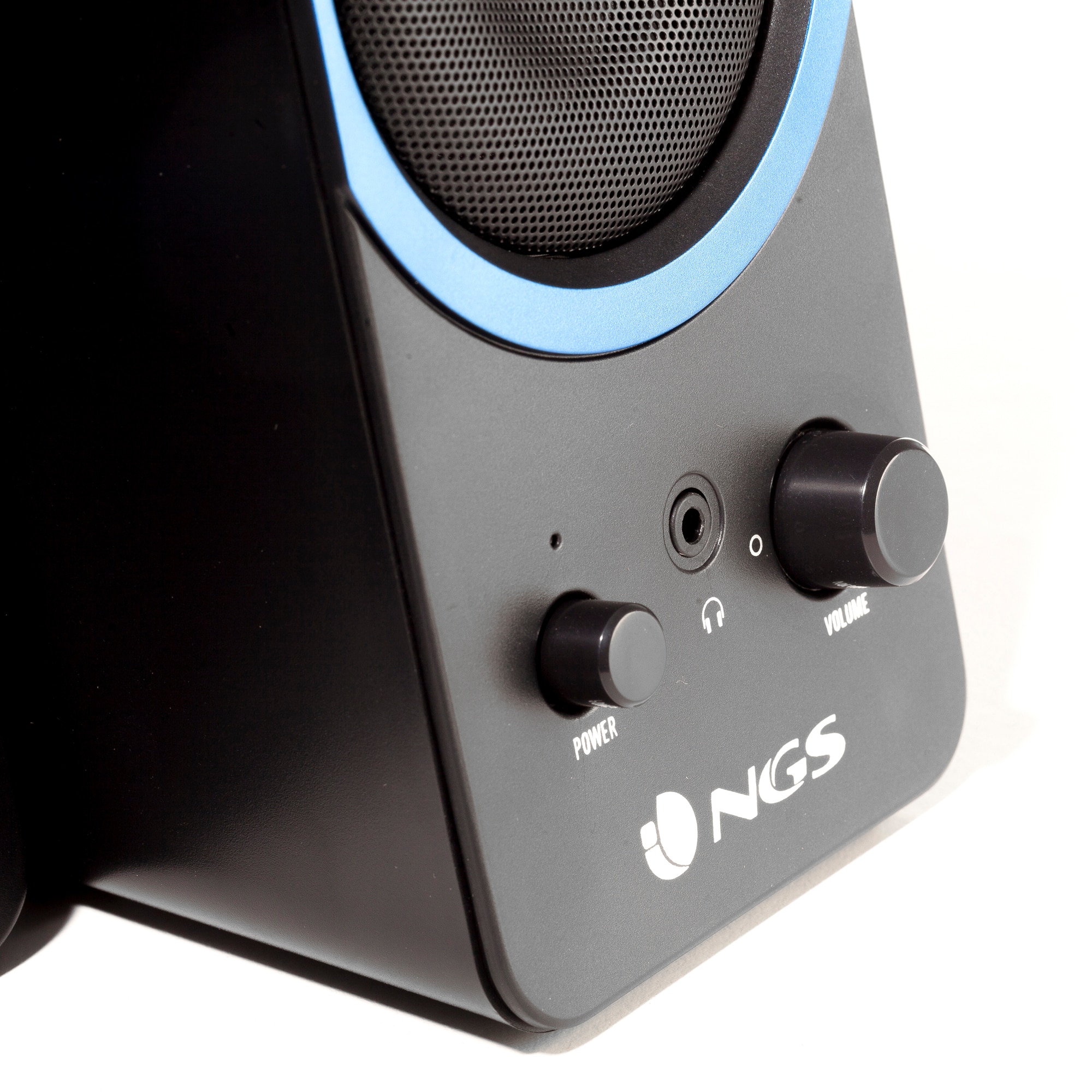 Altavoces Stereo Gaming NGS GSX-200 con Entrada Jack 3.5mm y Salida independiente Jack 3.5mm NGS - Negro Negro-4