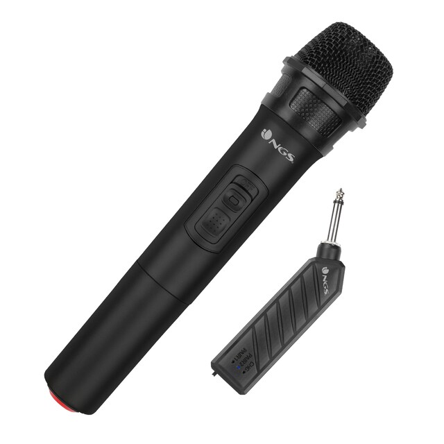 Imagen 0 de Micrófono Inalámbrico NGS Singer Air Vocal Dinámico con Alcance de 20 Metros, Plug&Play