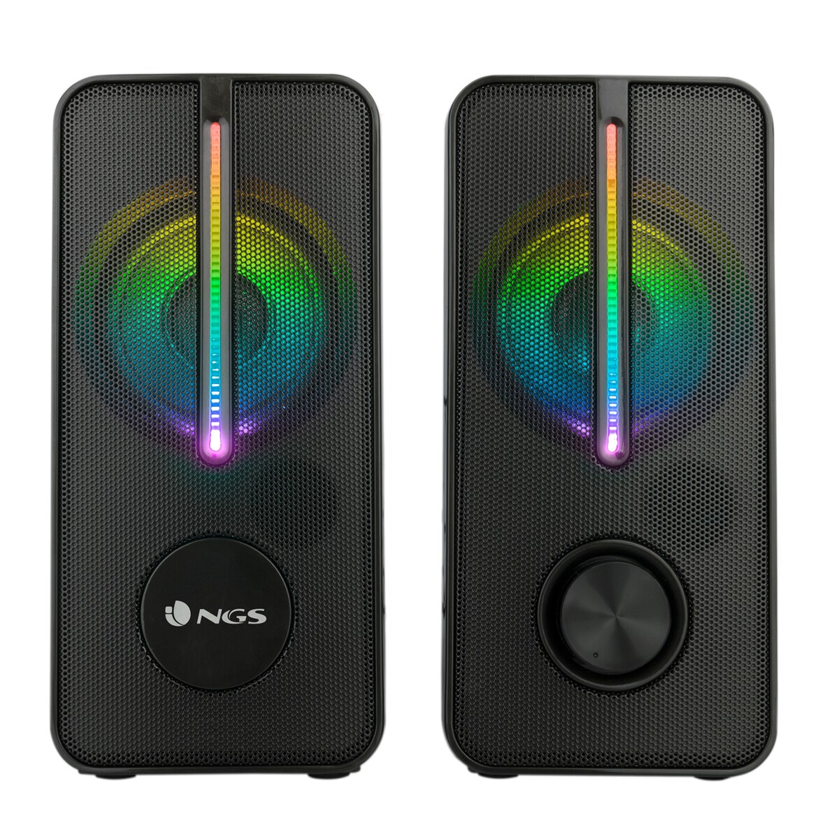 Altavoces Stereo NGS GSX-150 Gaming con iluminación Led RGB y Entrada Jack 3.5mm NGS Negro-2