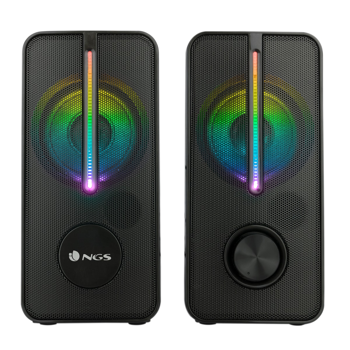Altavoces Stereo NGS GSX-150 Gaming con iluminación Led RGB y Entrada Jack 3.5mm NGS Negro-2