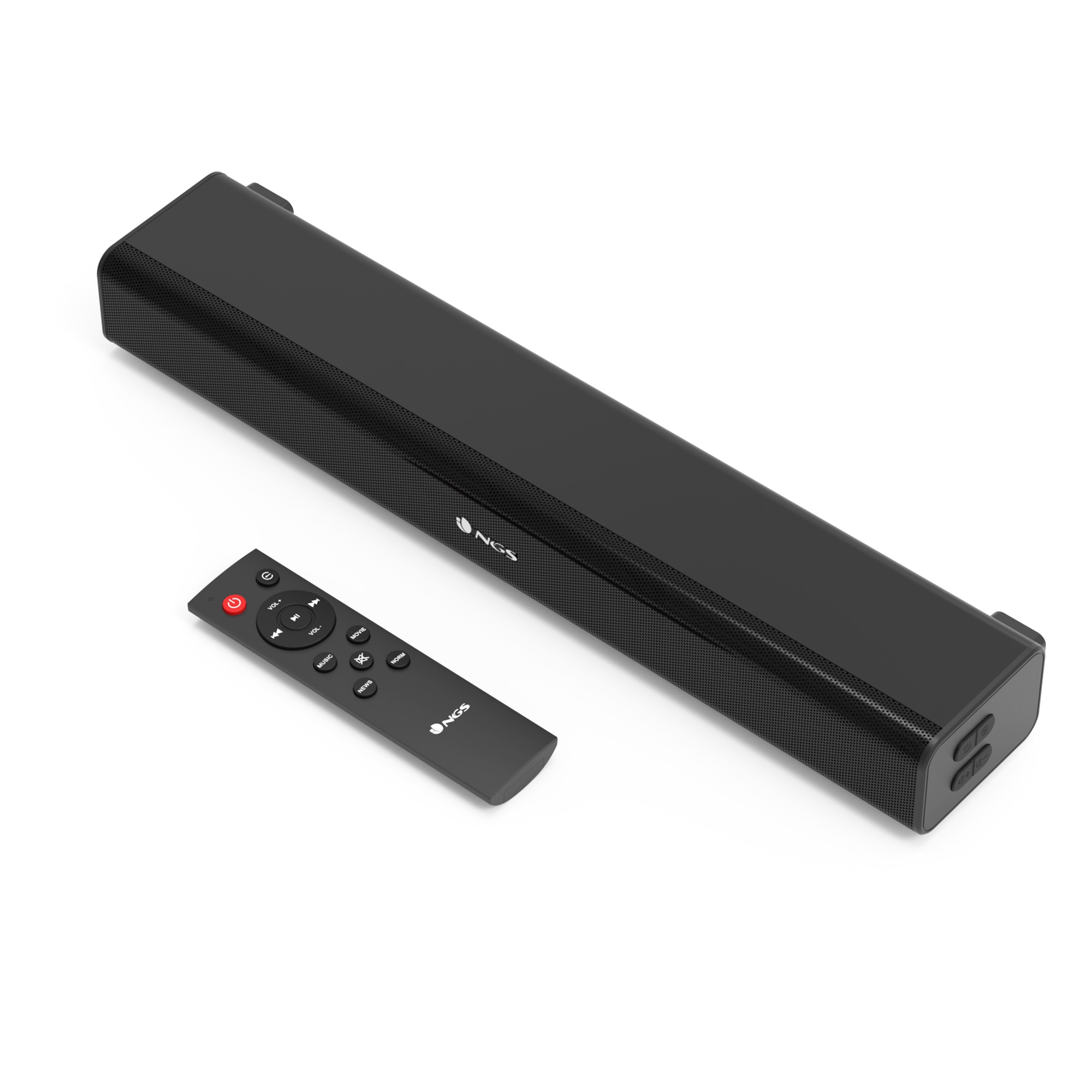 Barra de Sonido Subway 2.0 compatible con tecnología Bluetooth, Incluye mando a distancia NGS - Negro Negro-5
