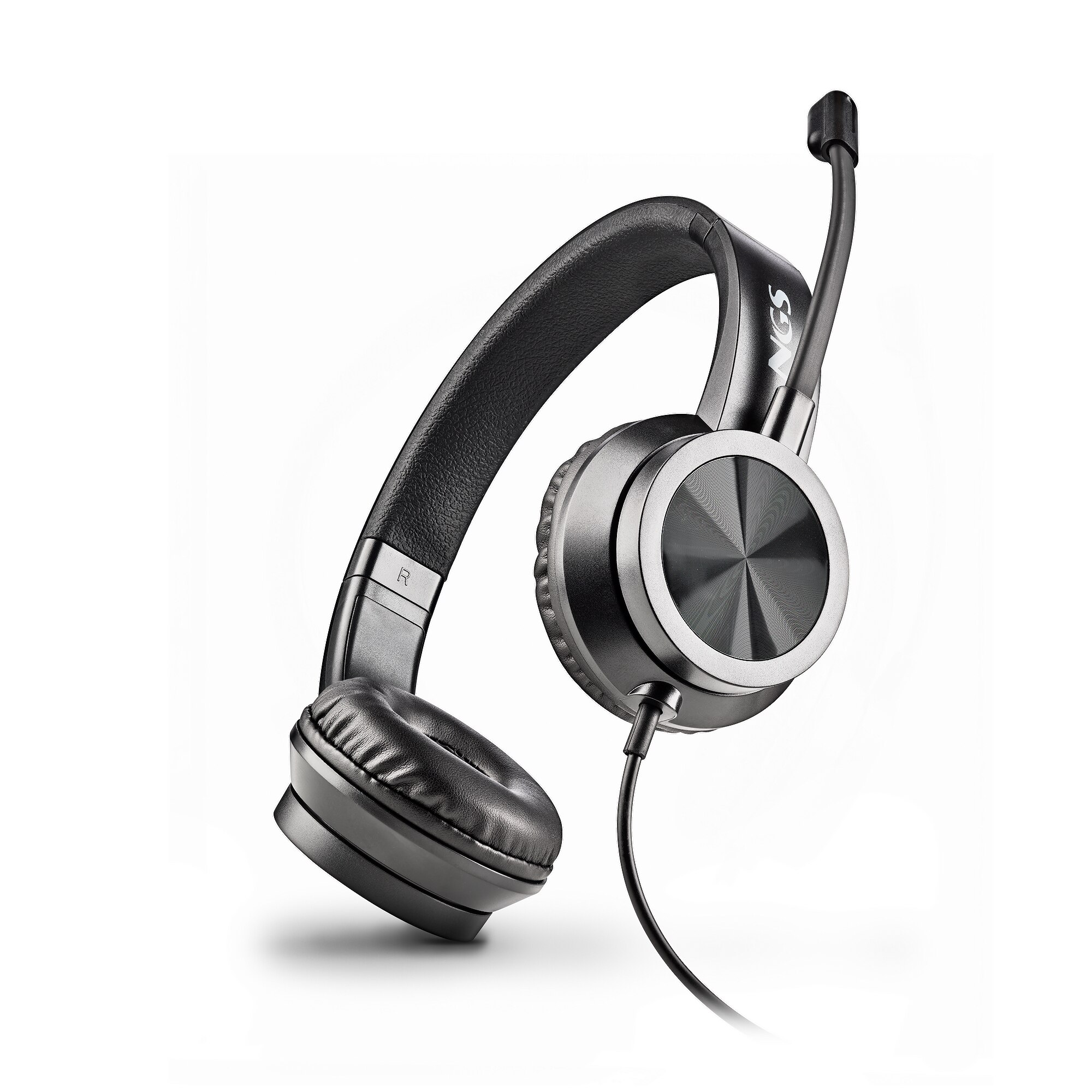 Auricular Stereo NGS MSX 11 Pro con Micrófono Ajustable y Conexión Jack 3.5mm + Adaptador Doble Jack - Negro Negro-5