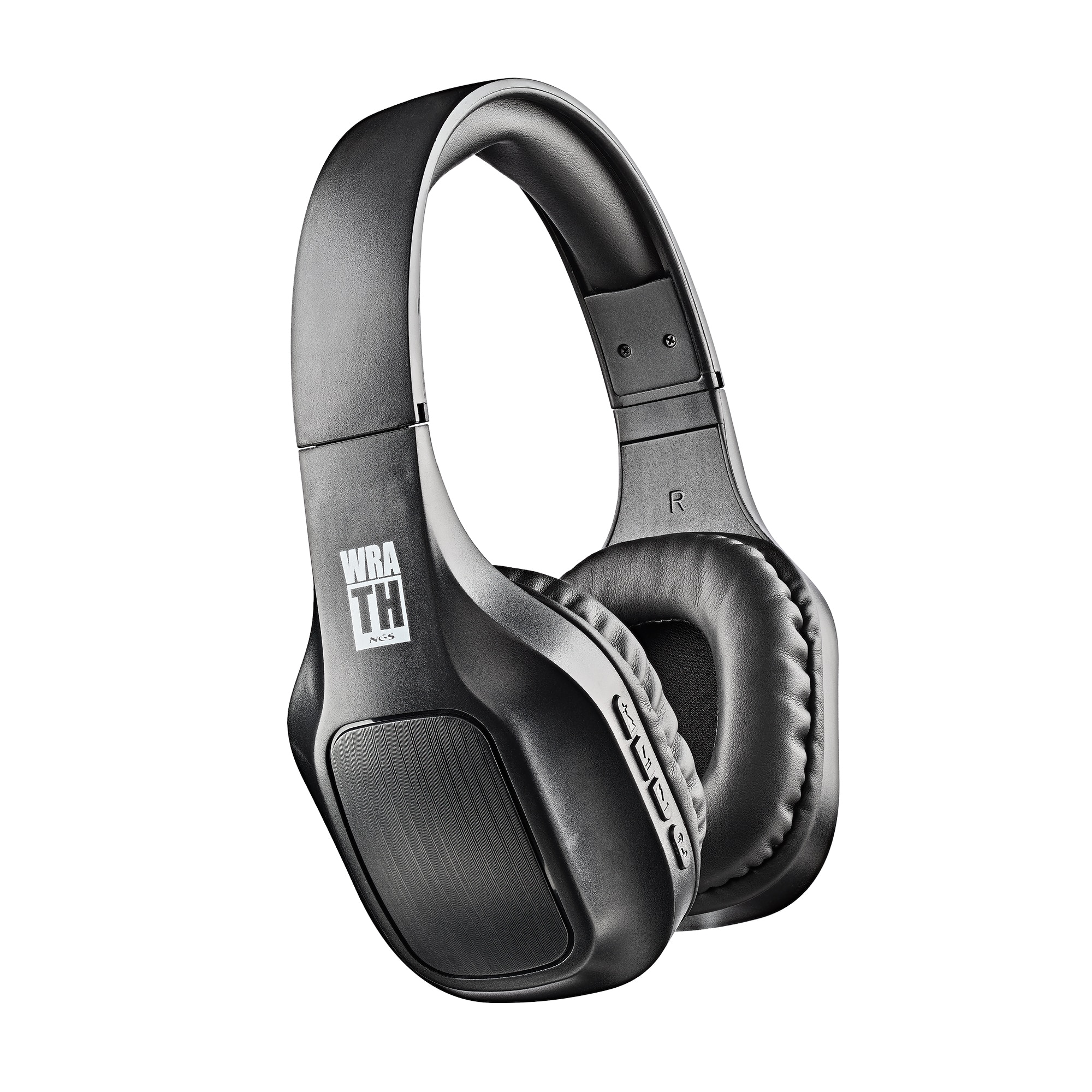 Auriculares Inalámbricos de diadema NGS Artica Wrath Compatibles con Bluetooth y Jack 3.5mm - Negro Negro-1