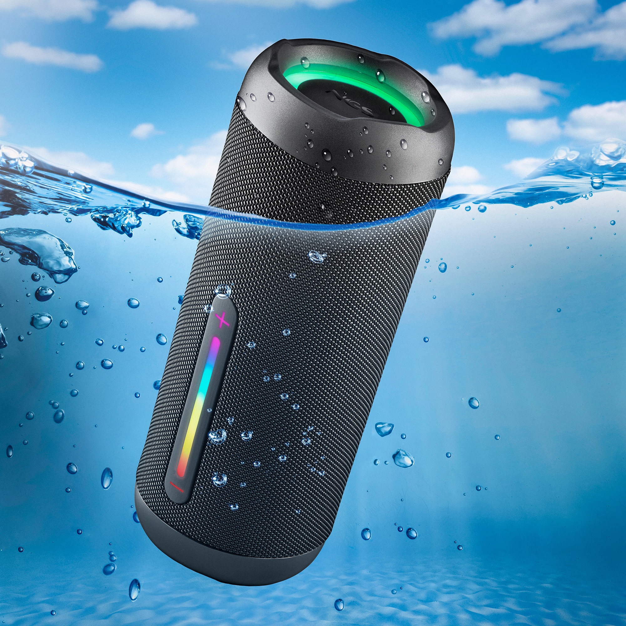 Altavoz inalámbrico NGS Roller Furia 2 Negro resistente al agua IPX7 - Negro Negro-6
