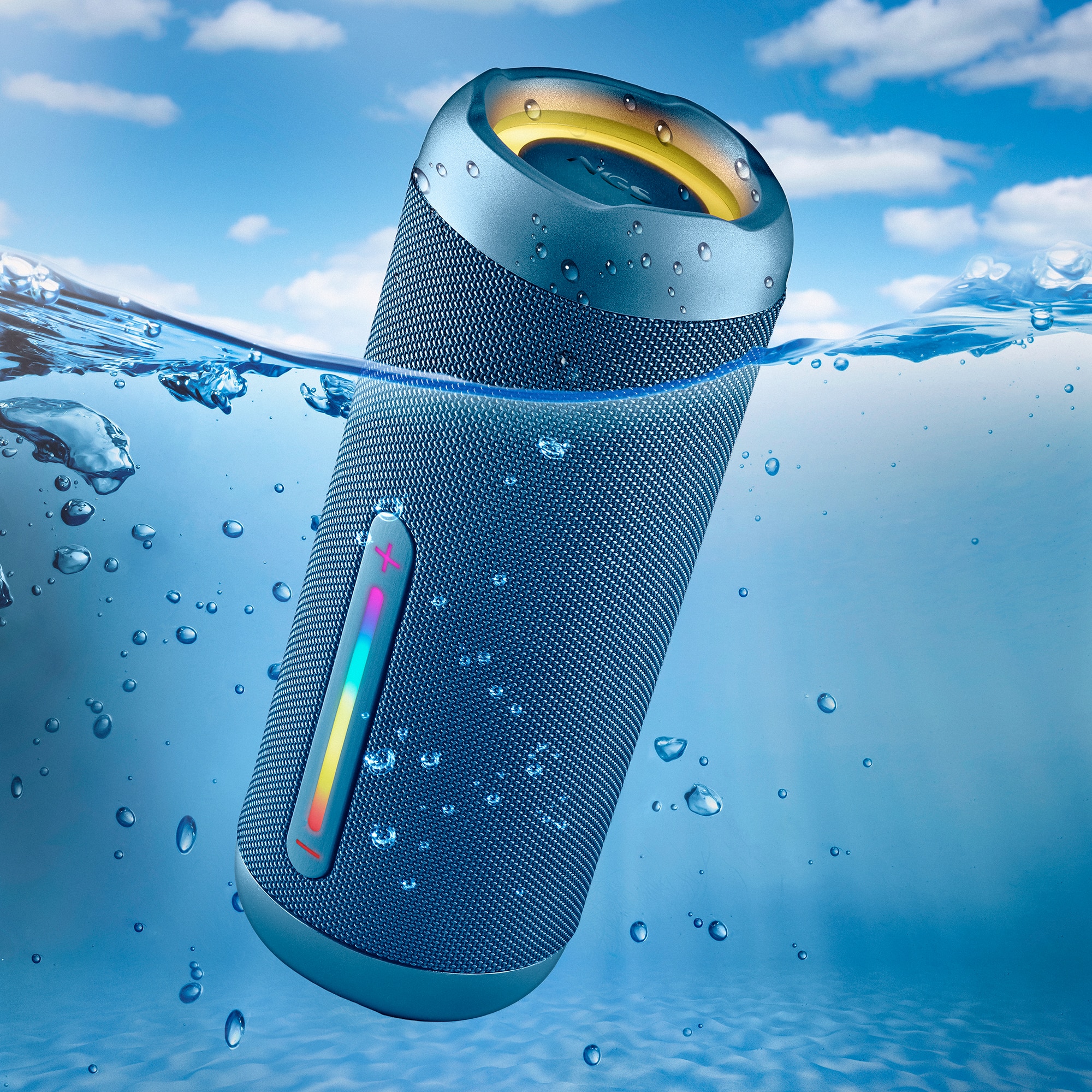 Altavoz inalámbrico NGS Roller Furia 2 resistente al agua IPX7 - Azul Azul-6