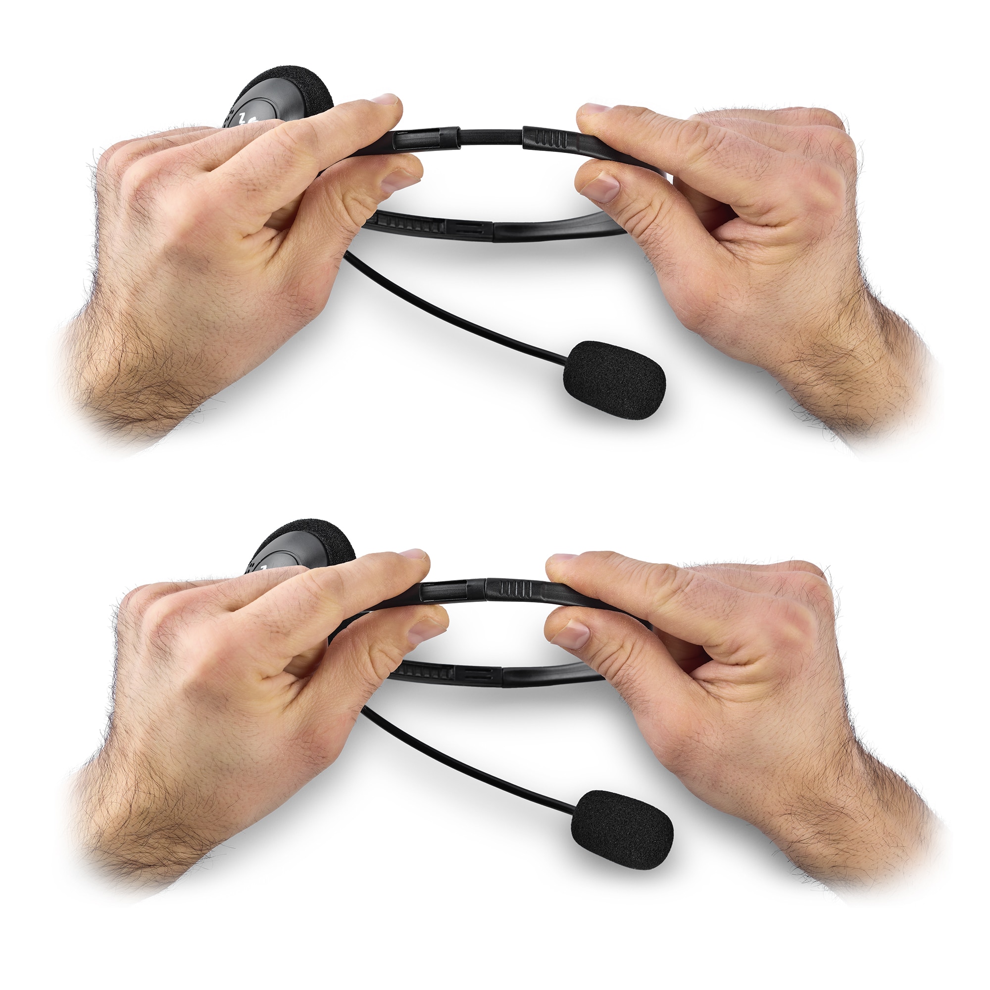 Auriculares de diadema NGS MS 103 MAX para ordenador con microfono y control de volumen Jack 3,5 mm + adaptador a doble jack 3,5mm - Negro Negro-6