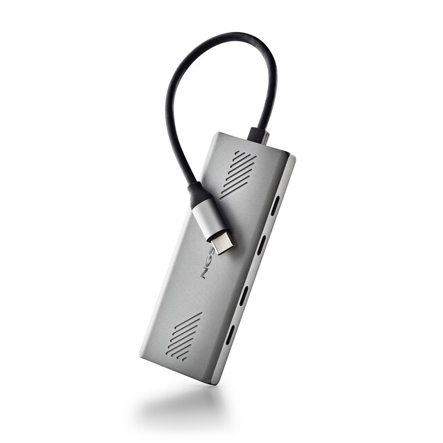 Imagen 0 de Adaptador Multipuerto USB-C 4 en 1 NGS Wonder 4C, Hub con 4 Puertos USB 3.0, Alta Velocidad 5 Gbps