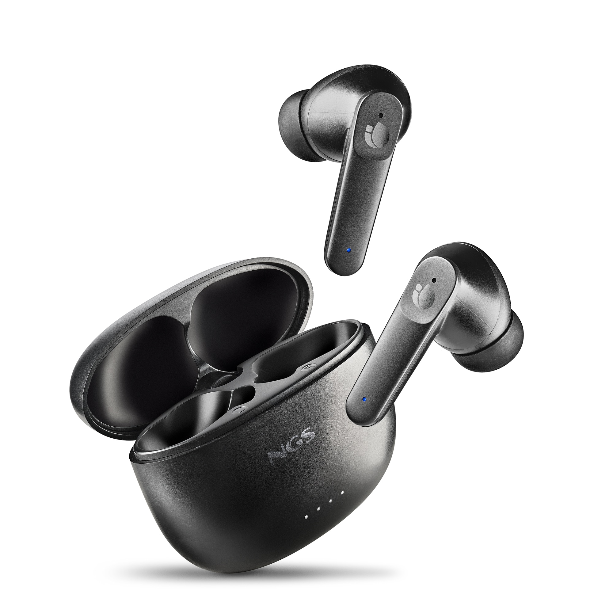 Auriculares True Wireless Stereo NGS Artica Hush Bluetooth 5.3 - Negro Negro-3