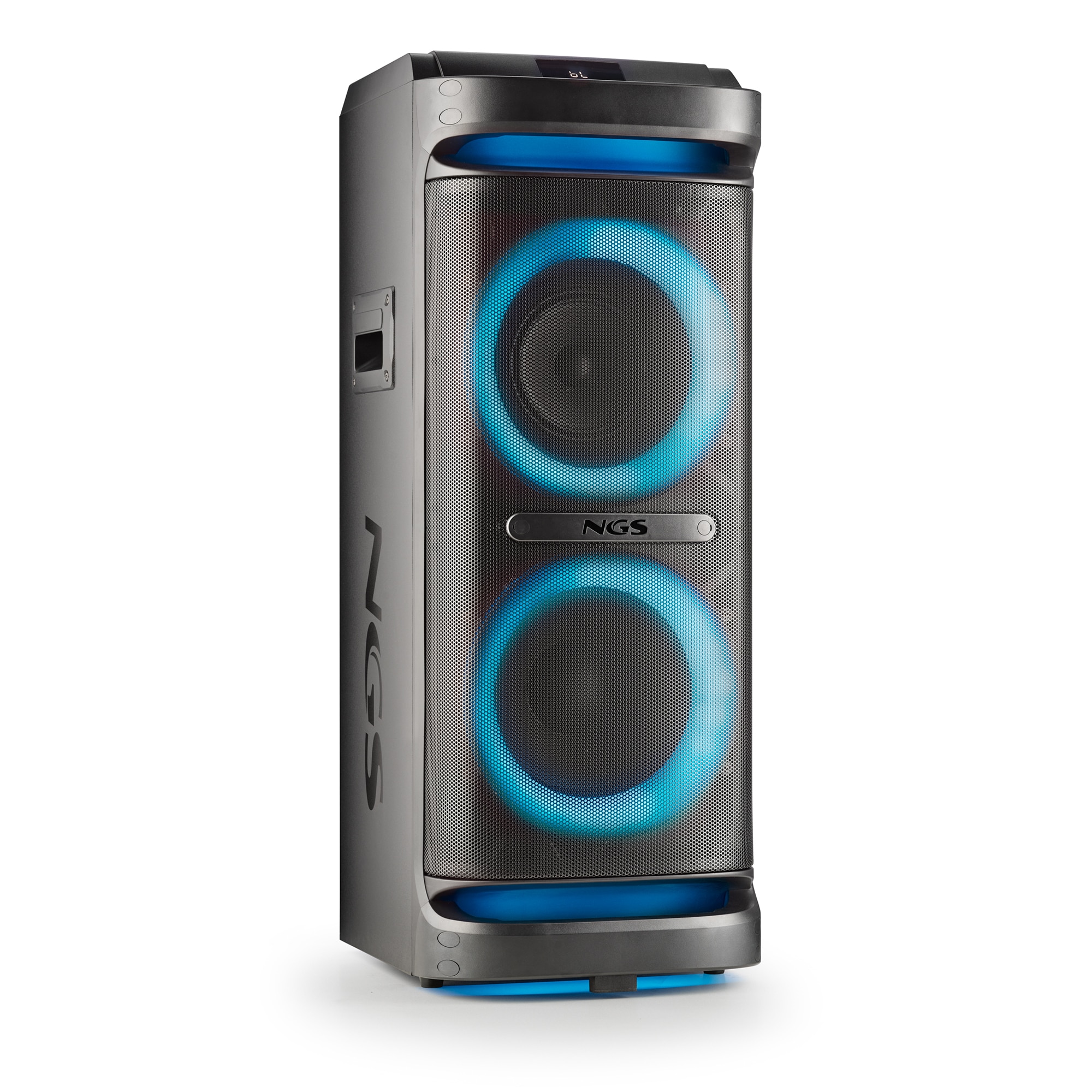 NGS - Altavoz portátil tipo fiesta NGS Wild Space 2 de 2000W compatible con tecnología bluetooth y TWS.