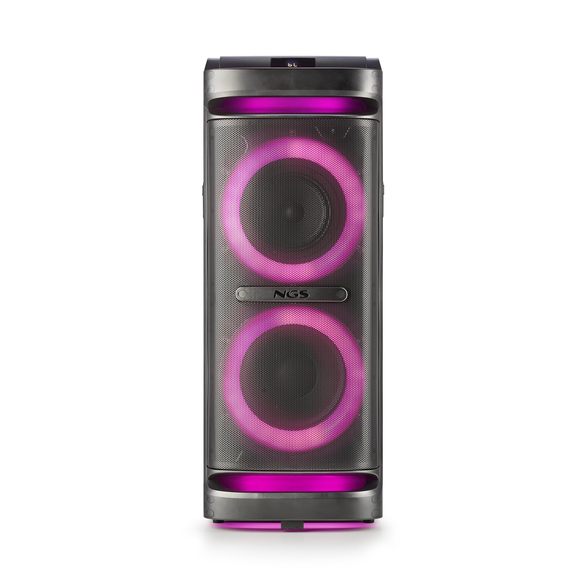 Altavoz portátil tipo fiesta NGS Wild Space 2 de 2000W compatible con tecnología bluetooth y TWS - Negro Negro-3