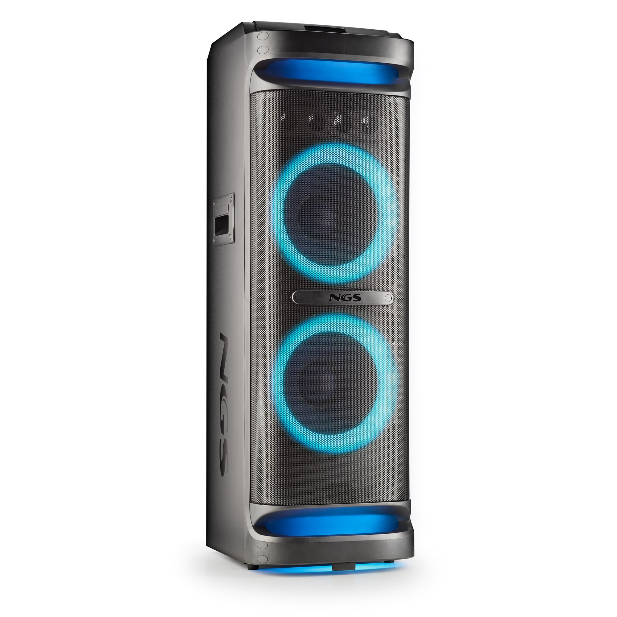 NGS - Altavoz portátil tipo fiesta NGS Wild Space 3 de 4000W compatible con tecnología bluetooth y TWS.