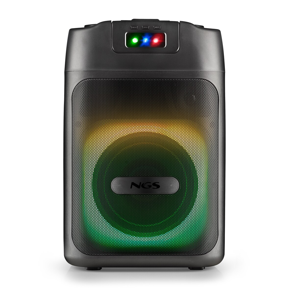 Altavoz portátil con luces láser NGS Wild Club de 80W compatible con tecnología bluetooth y TWS Negro-4