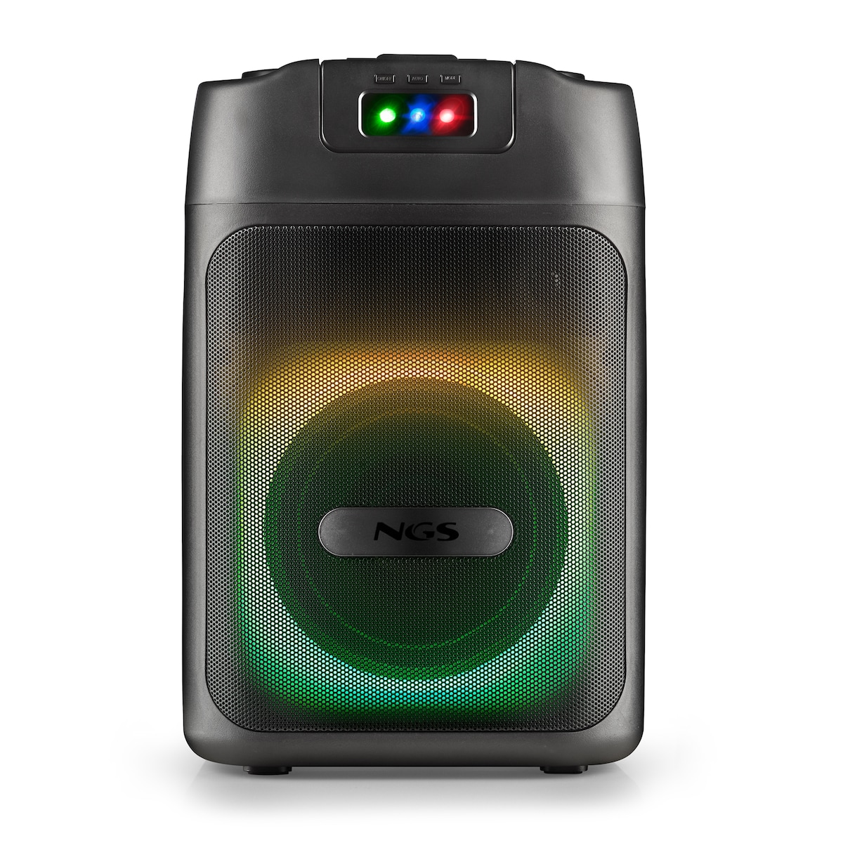 Altavoz portátil con luces láser NGS Wild Club de 80W compatible con tecnología bluetooth y TWS Negro-4