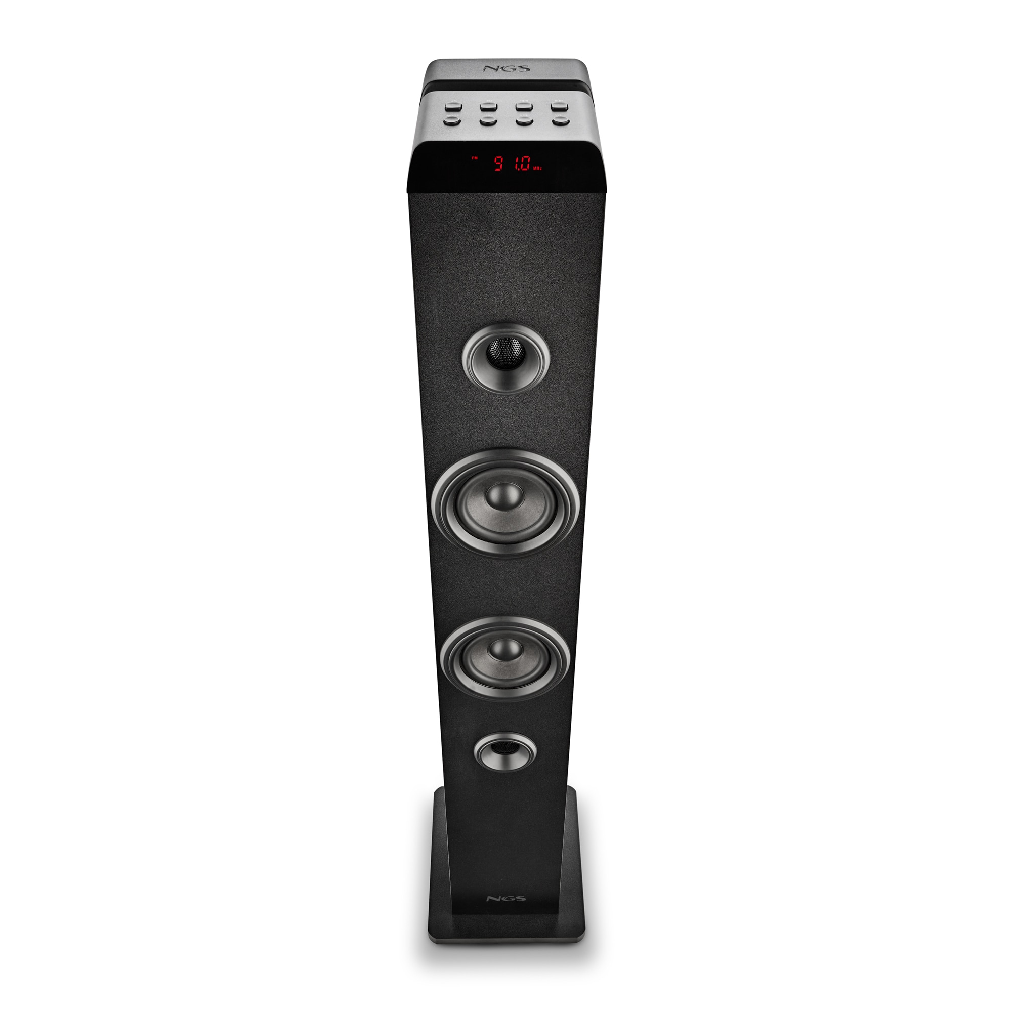 Imagen 3 de Torre de sonido NGS SKYCHARM PRO 80W función broadcasting compatible con Tec.Bluetooth - Negro Negro