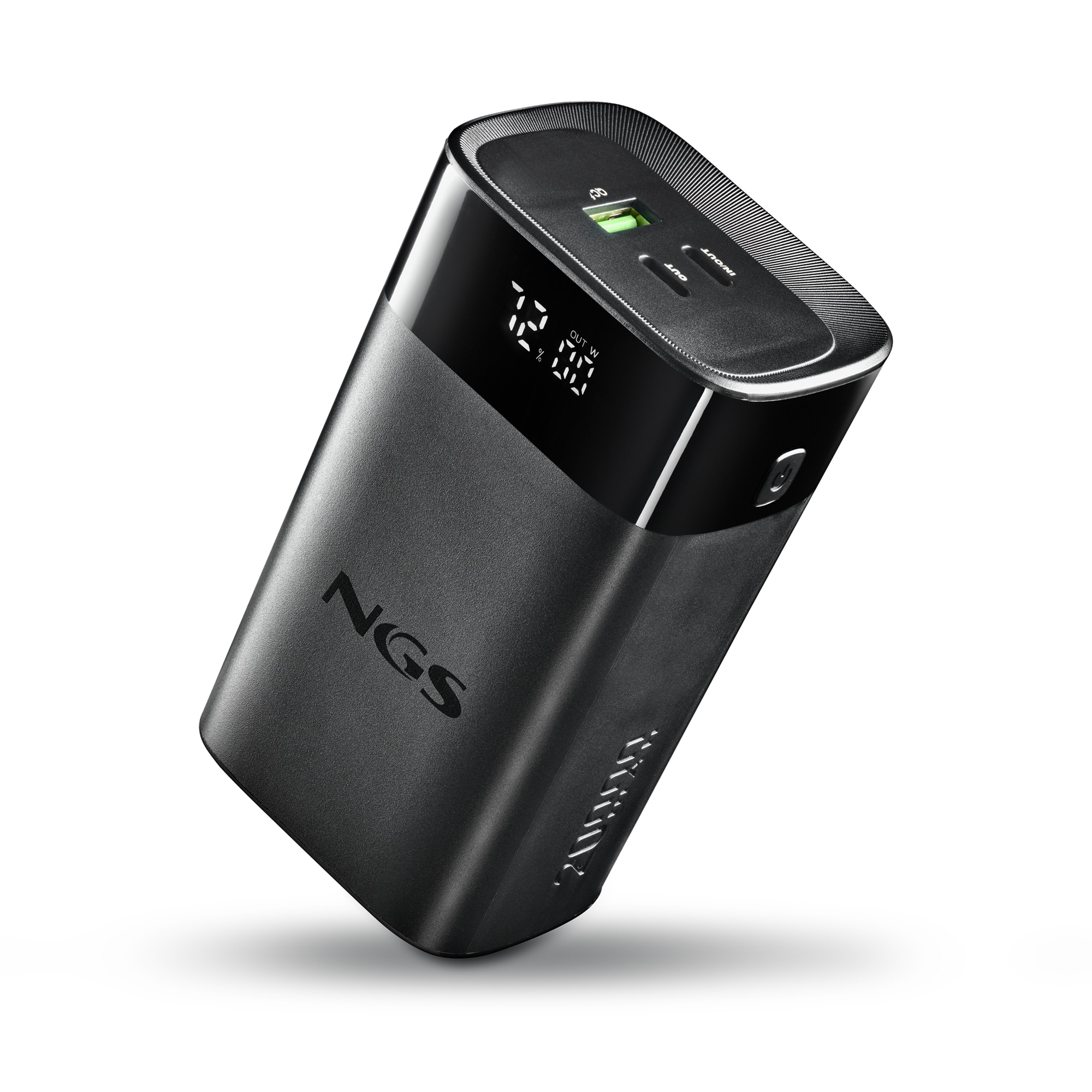 Batería externa portátil NGS TWIX 20 de carga rápida de 65W Capacidad de 20000mAh - Negro Negro-3