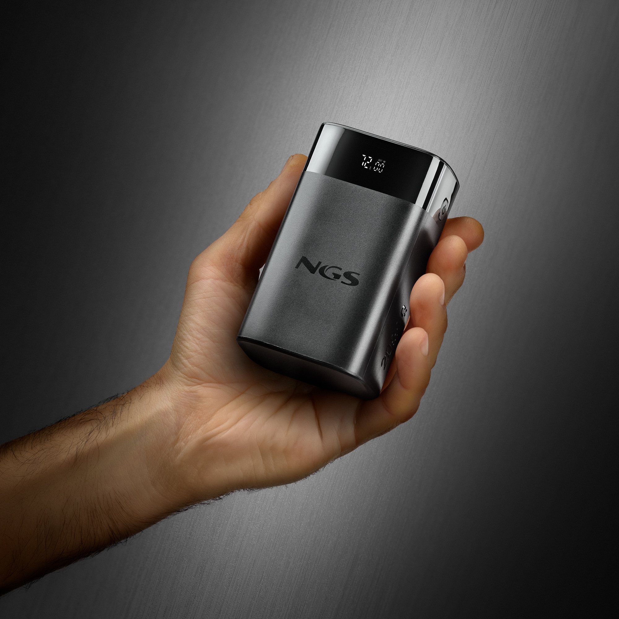 Batería externa portátil NGS TWIX 20 de carga rápida de 65W Capacidad de 20000mAh - Negro Negro-5
