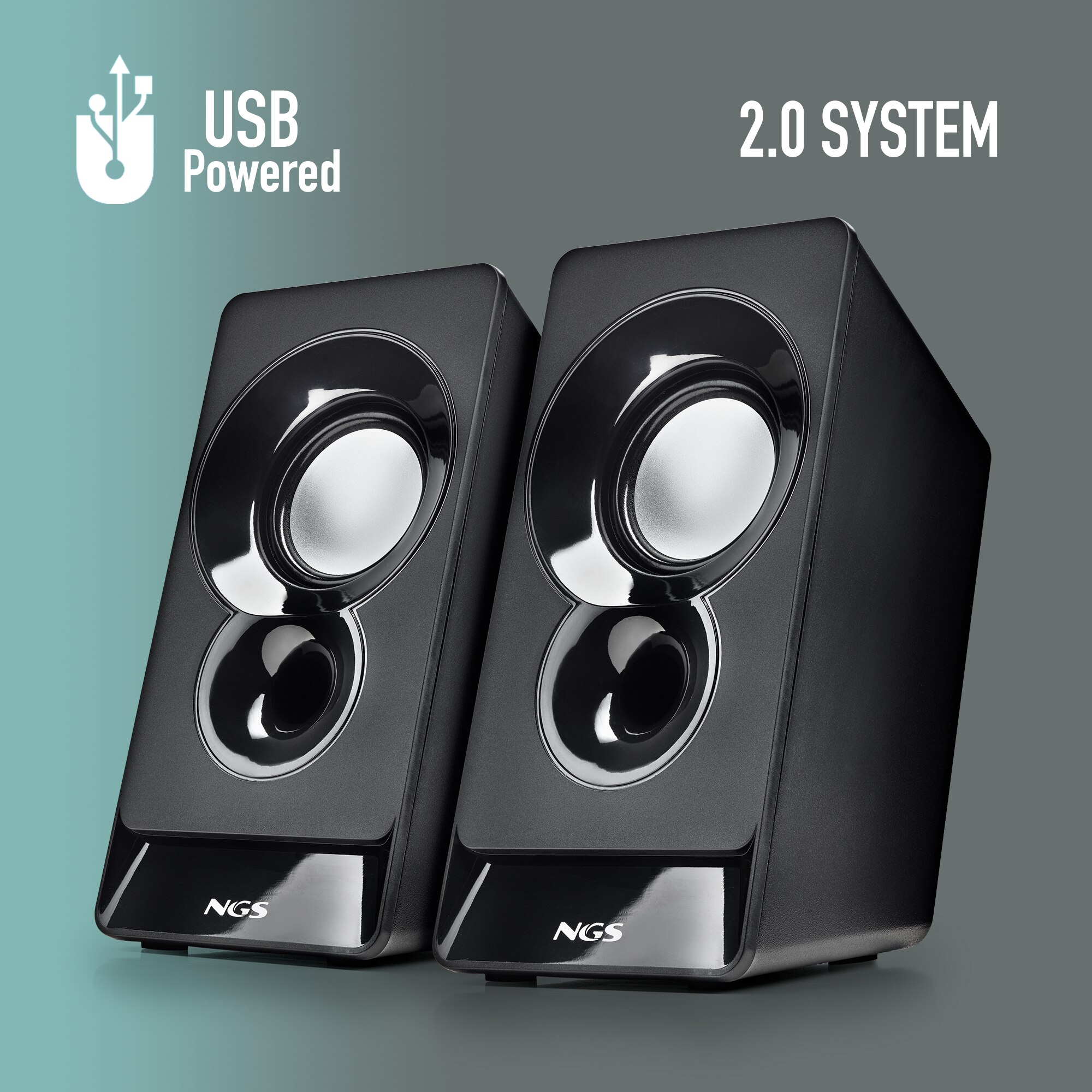 Altavoz para PC NGS SB 210 de 12W y conexión USB - Negro Negro-2
