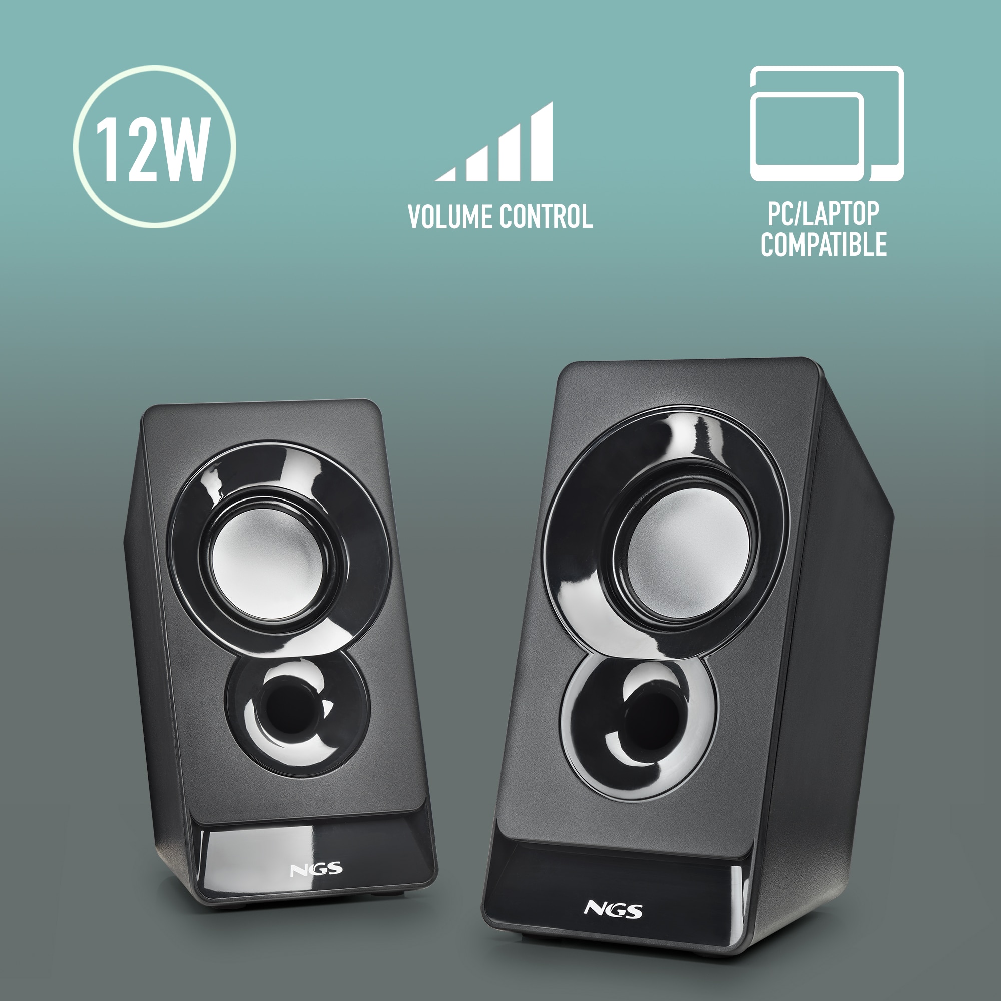 Altavoz para PC NGS SB 210 de 12W y conexión USB - Negro Negro-4