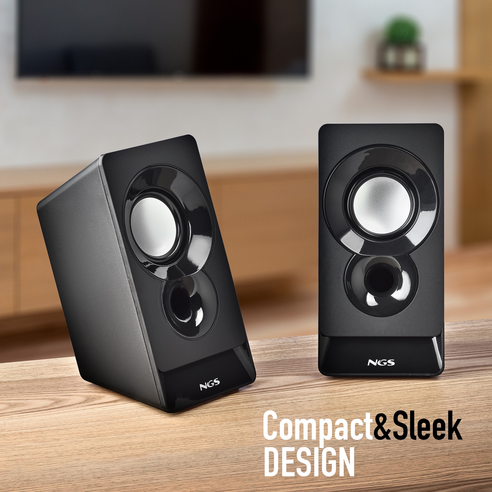 Altavoz para PC NGS SB 210 de 12W y conexión USB - Negro Negro-6