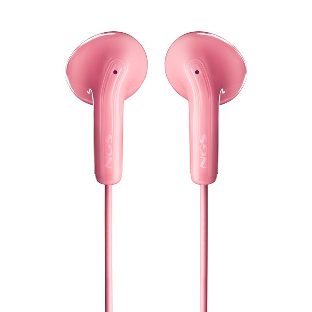 Imagen 0 de Auriculares de botón NGS CROSS FLIP PINK con micró y control de volumen Conexión Jack 3,5 mm Cable 1,2