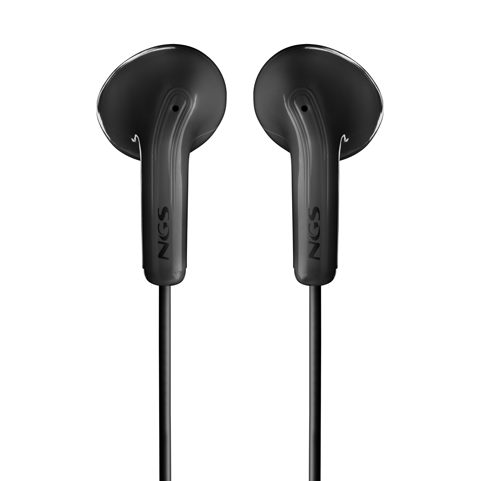 Auriculares de botón NGS CROSS GLIDE con micrófono y control de volumen Conexión USB-C Cable 1,2 - Negro Negro-1