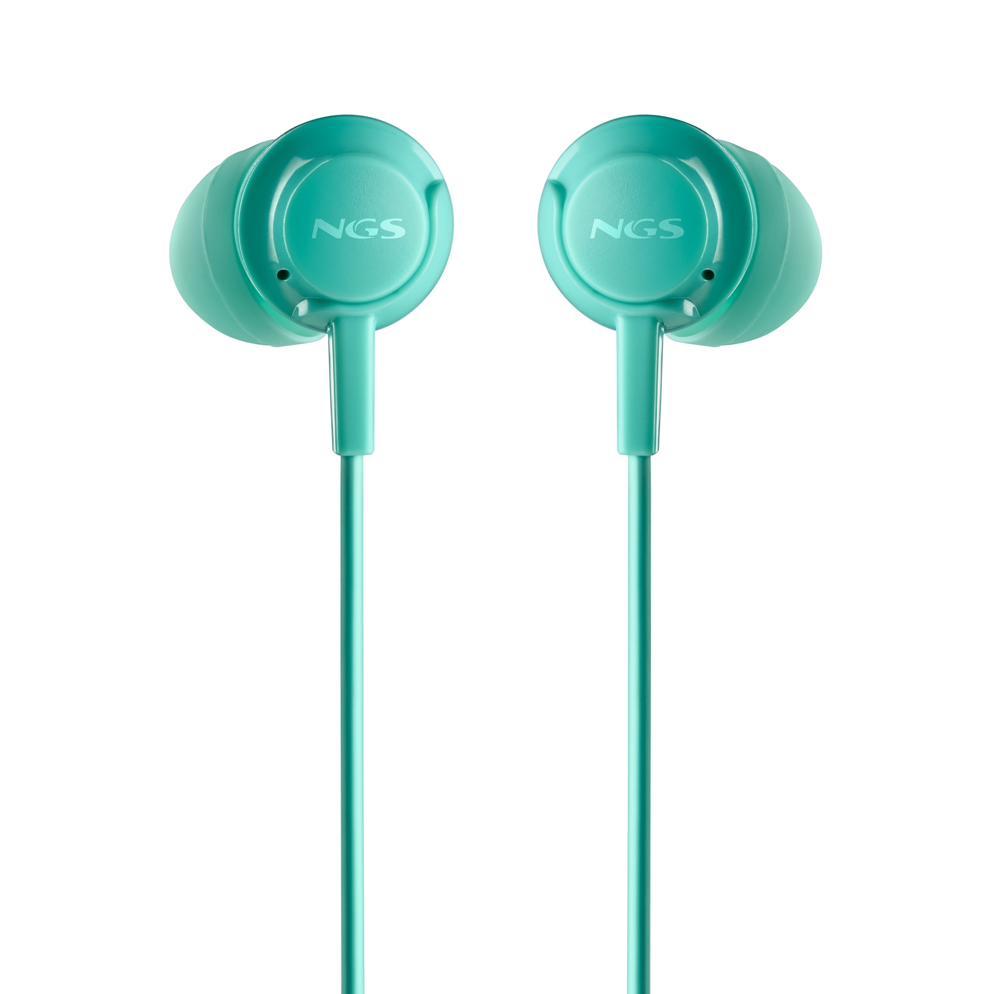 NGS - Auricular de botón NGS CROSS FLIP MINT con micró y control de volumen Conexión Jack 3,5 mm Cable 1,2.
