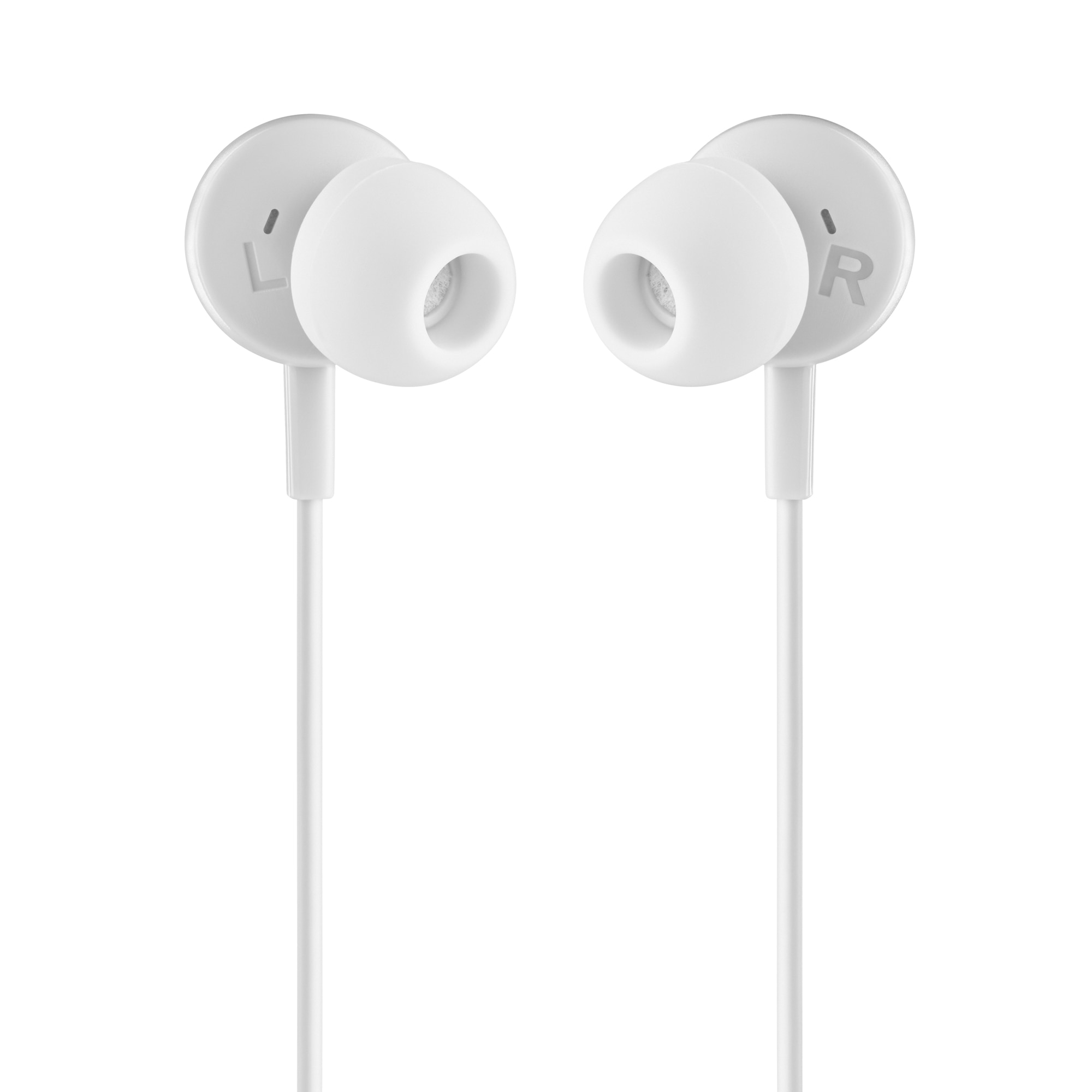 Auriculares de botón NGS CROSS STEP con micrófono y control de volumen Conexión USB-C Cable 1,2 - Blanco Blanco-4