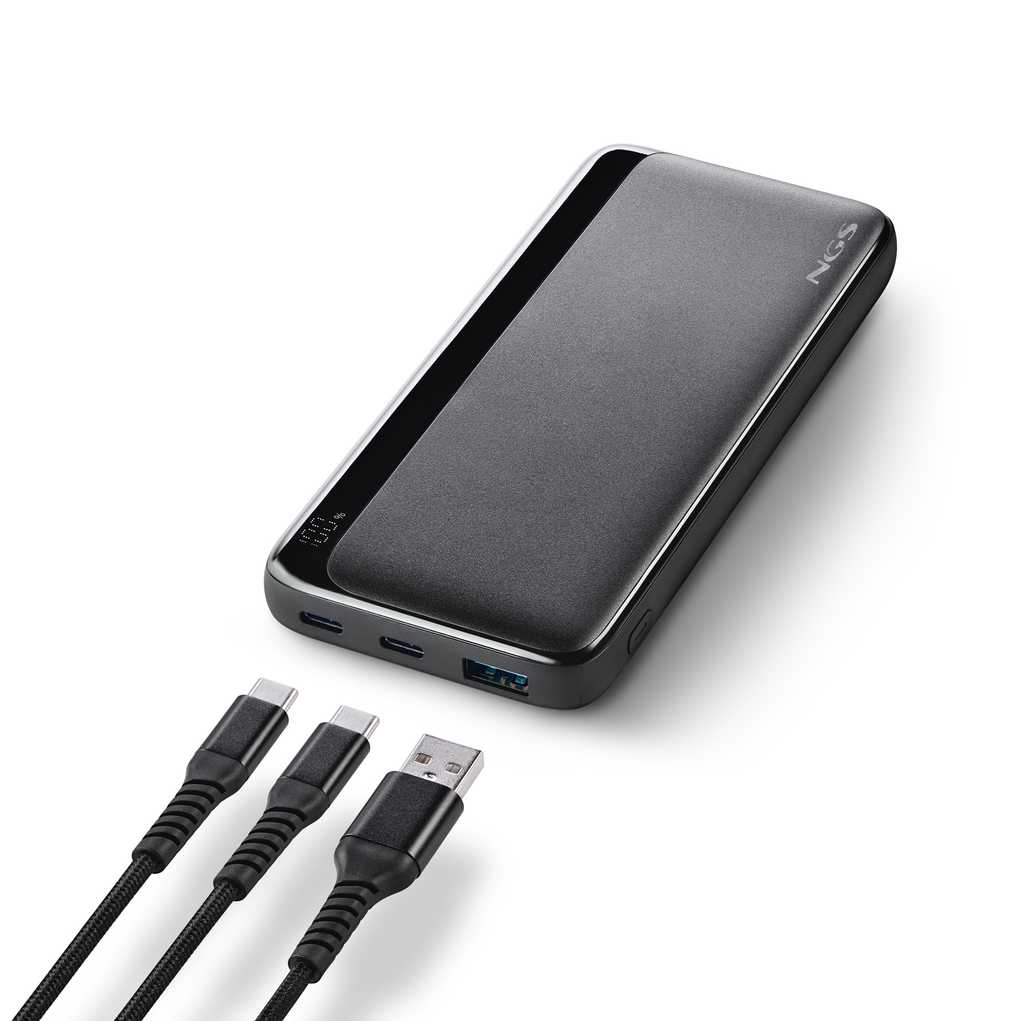 Batería externa portátil de carga rápida NGS QUIZ 10 de 22,5w. capacidad de 10000mah y compatibilidad universal - Negro Negro-5