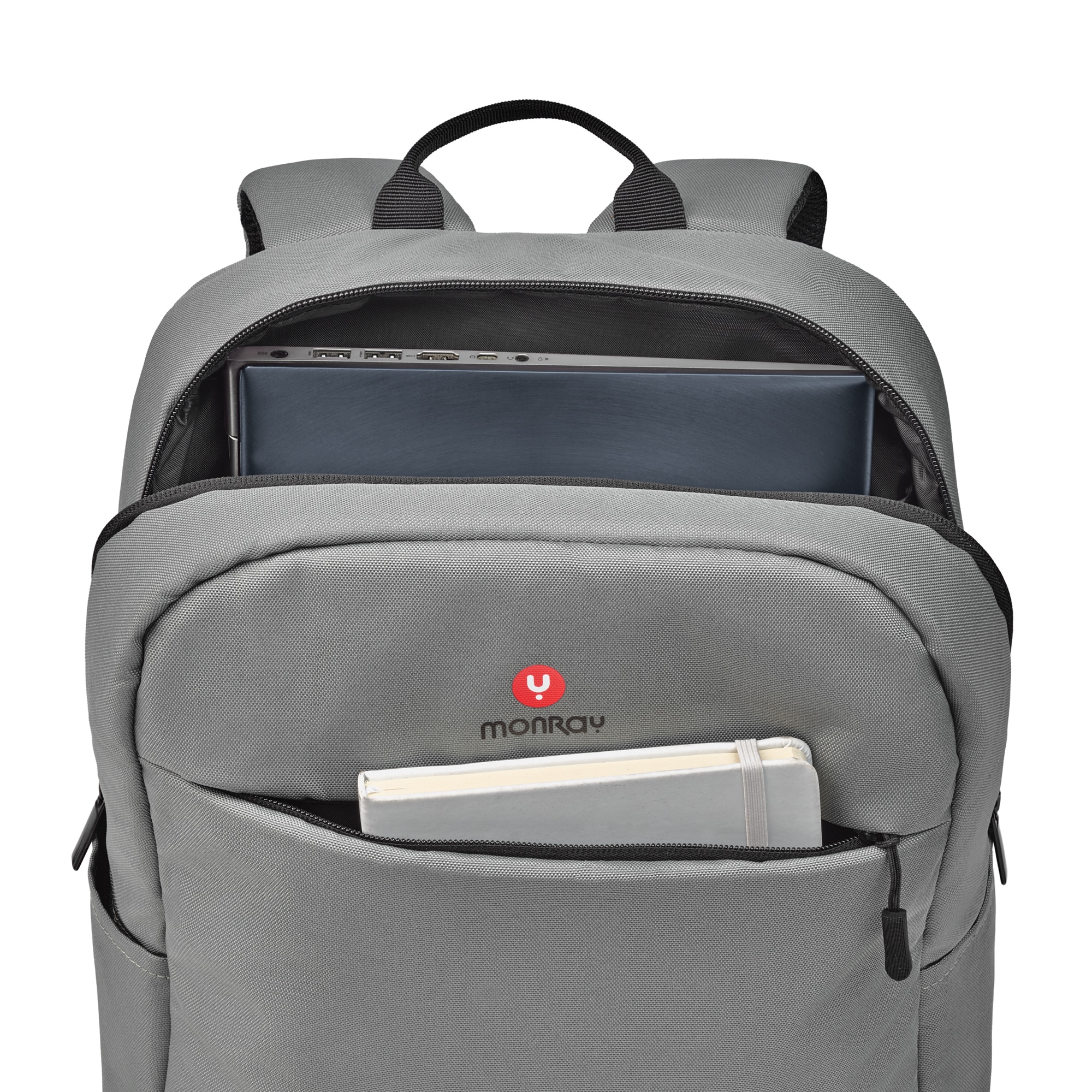Mochila NGS para ordenador portátil de hasta 15.6'' SACKS VENTURE GRAY MONRAY. Resistente al agua - Gris Gris-5