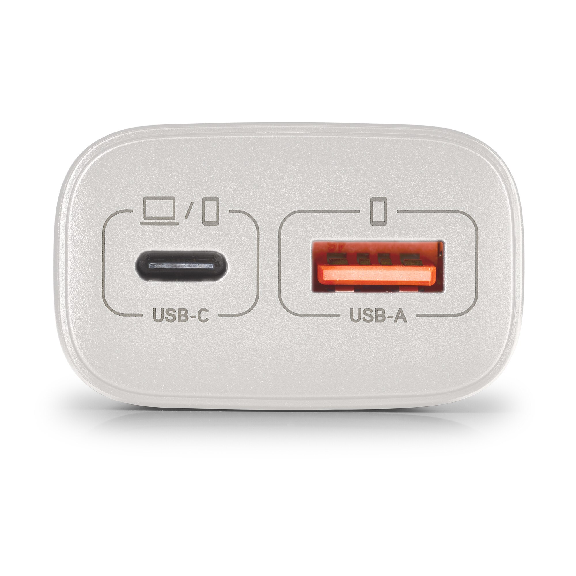 Cargador NGS EON 45W WHITE gan de pared con una salida usb-c (pd & pps) salida usb-a qc 3.0 de 45w de potencia máxima - Blanco Blanco-5