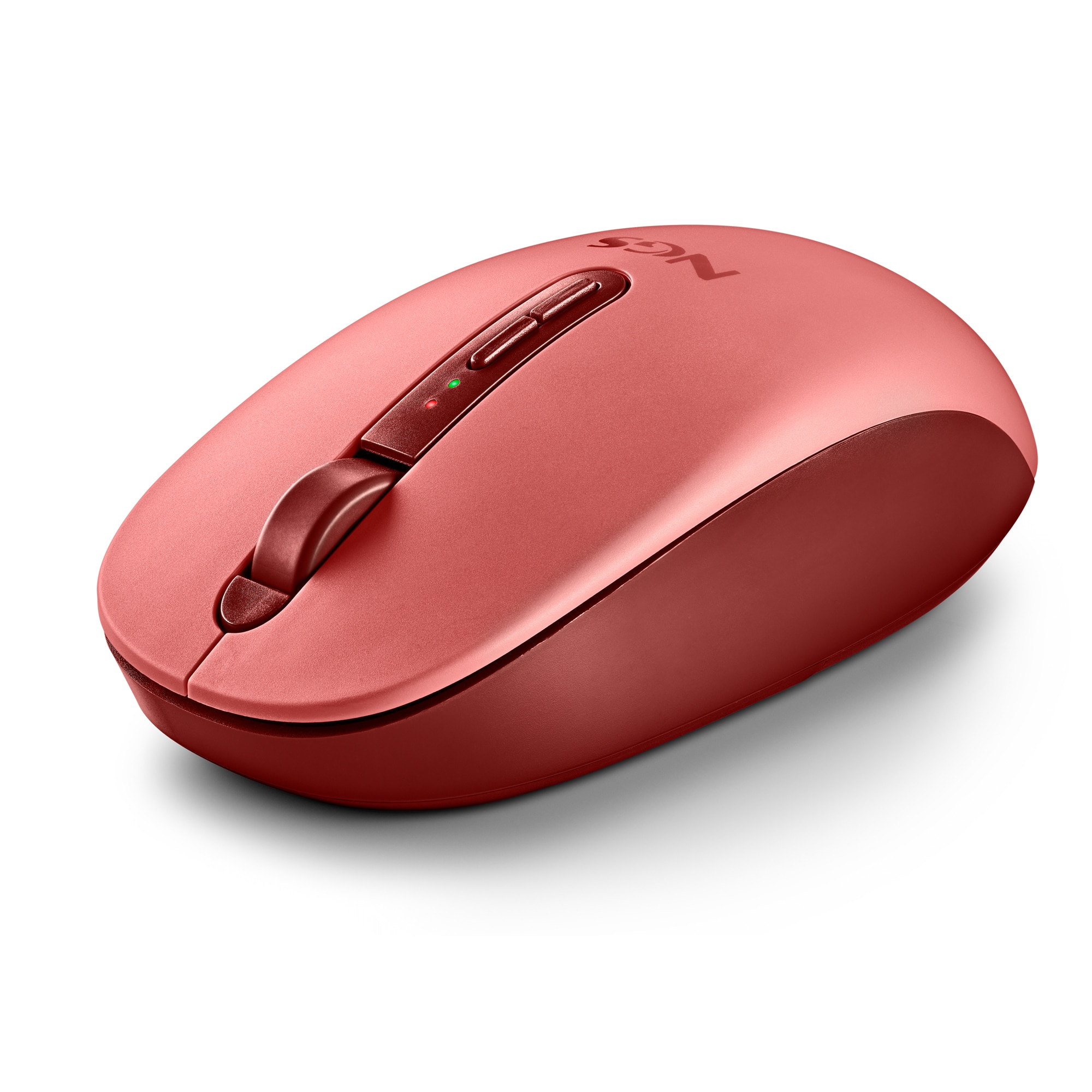 Ratón inalámbrico Fog Dual NGS compatible con tecnología Bluetooth 5.2 y 2.4 GHz. Silencioso - Rojo Rojo-5