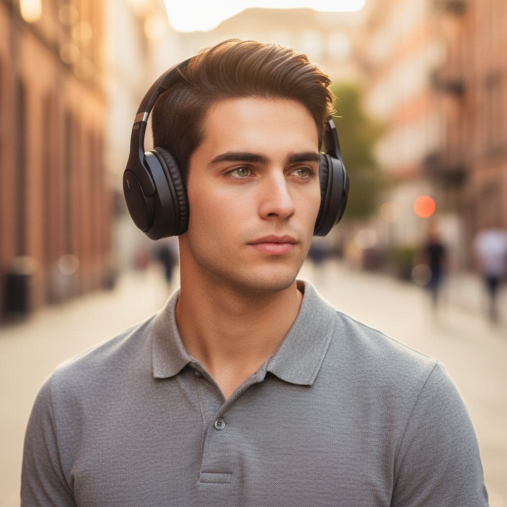 Auricular inalámbrico over-ear compatible con tecno. Bluetooth NGS ARTICA STORM, cancelación de ruido y batería extraíble, 45h - Negro Negro-3