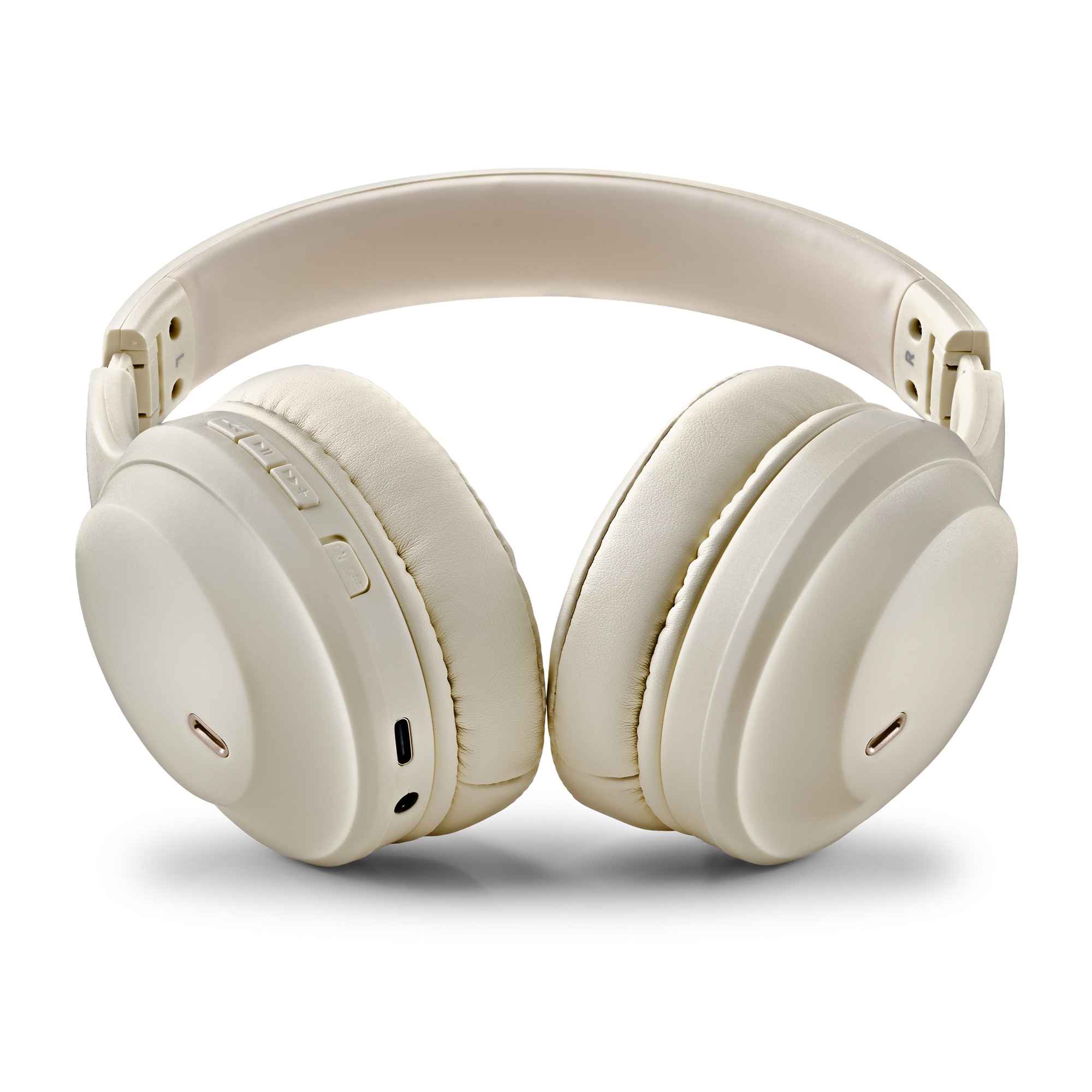 Auricular circumaural inalámbrico compatible con Tecnología Bluetooth NGS ARTICA GLACIER con 75h de autonomía - Beige Beige-4
