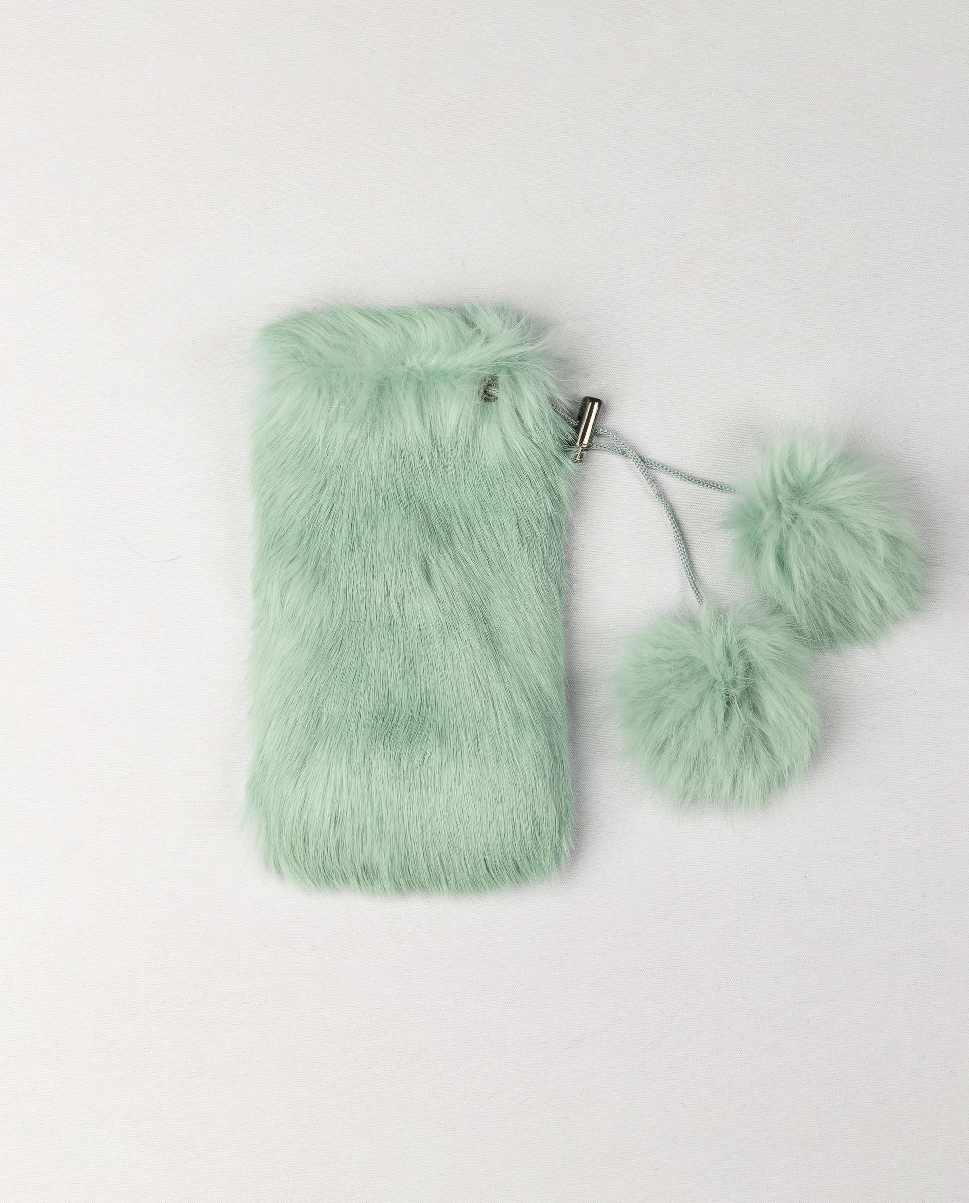 Funda de móvil Iphone Pro Max de pelo de rex - De la Roca - Verde claro Verde claro-1