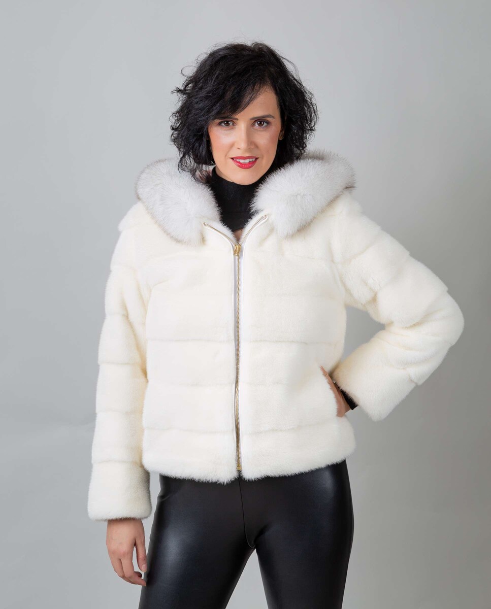 Capucha Chaqueta Vaquera Con Pelo Por Dentro Cazadora Vaquera Azul