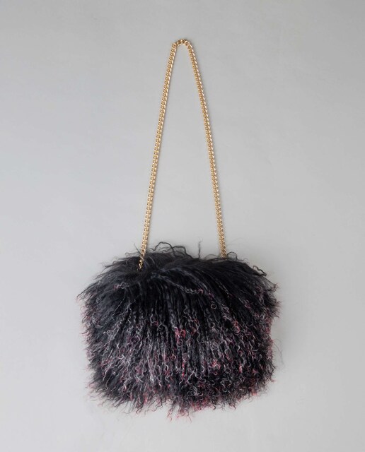 Imagen 0 de Bolso de multiposición de pelo de cordero del tibet