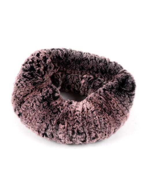 Imagen 0 de Cuello de pelo de rex en color rosa